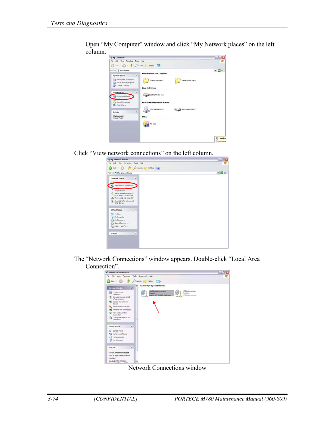 Toshiba 960-809 manual Tests and Diagnostics 