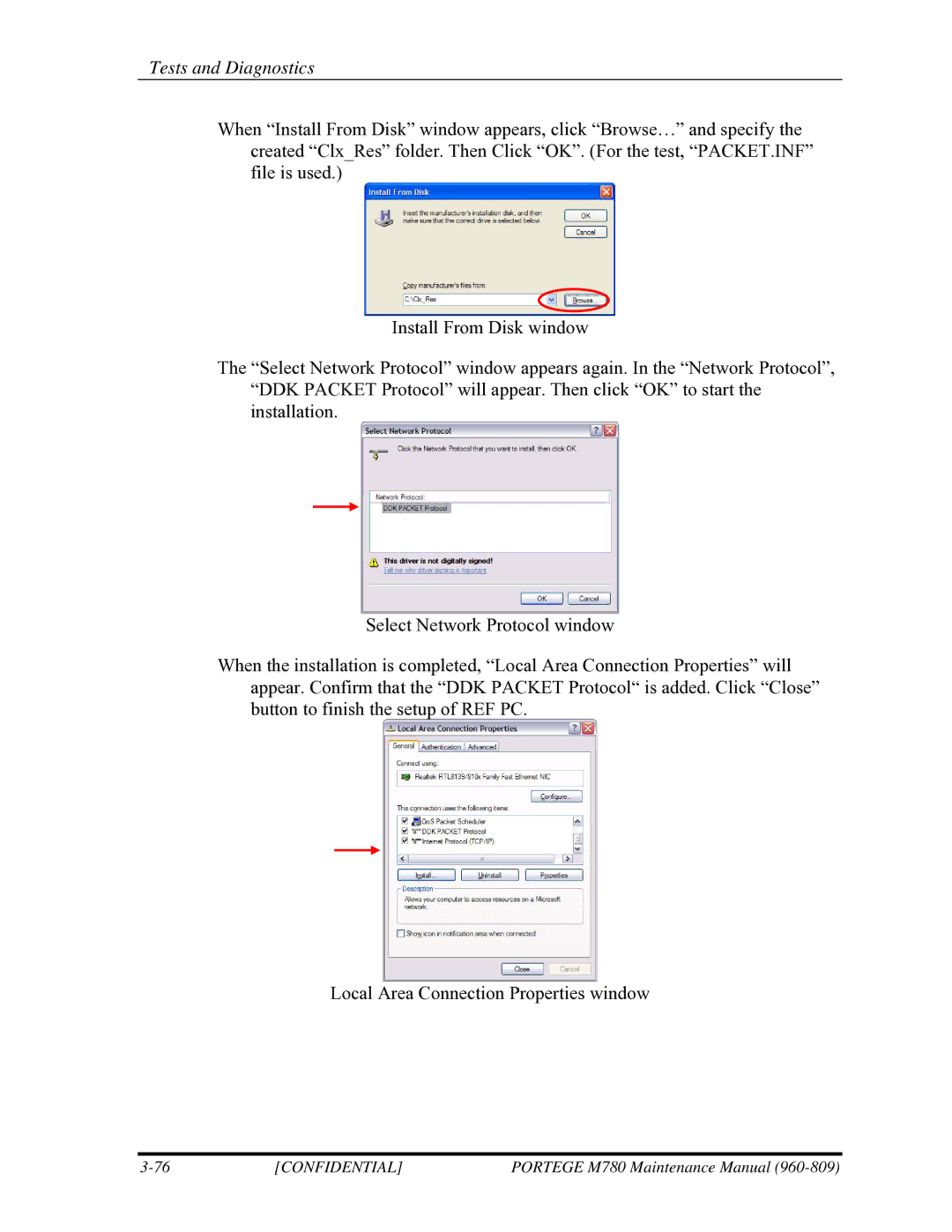 Toshiba 960-809 manual Tests and Diagnostics 