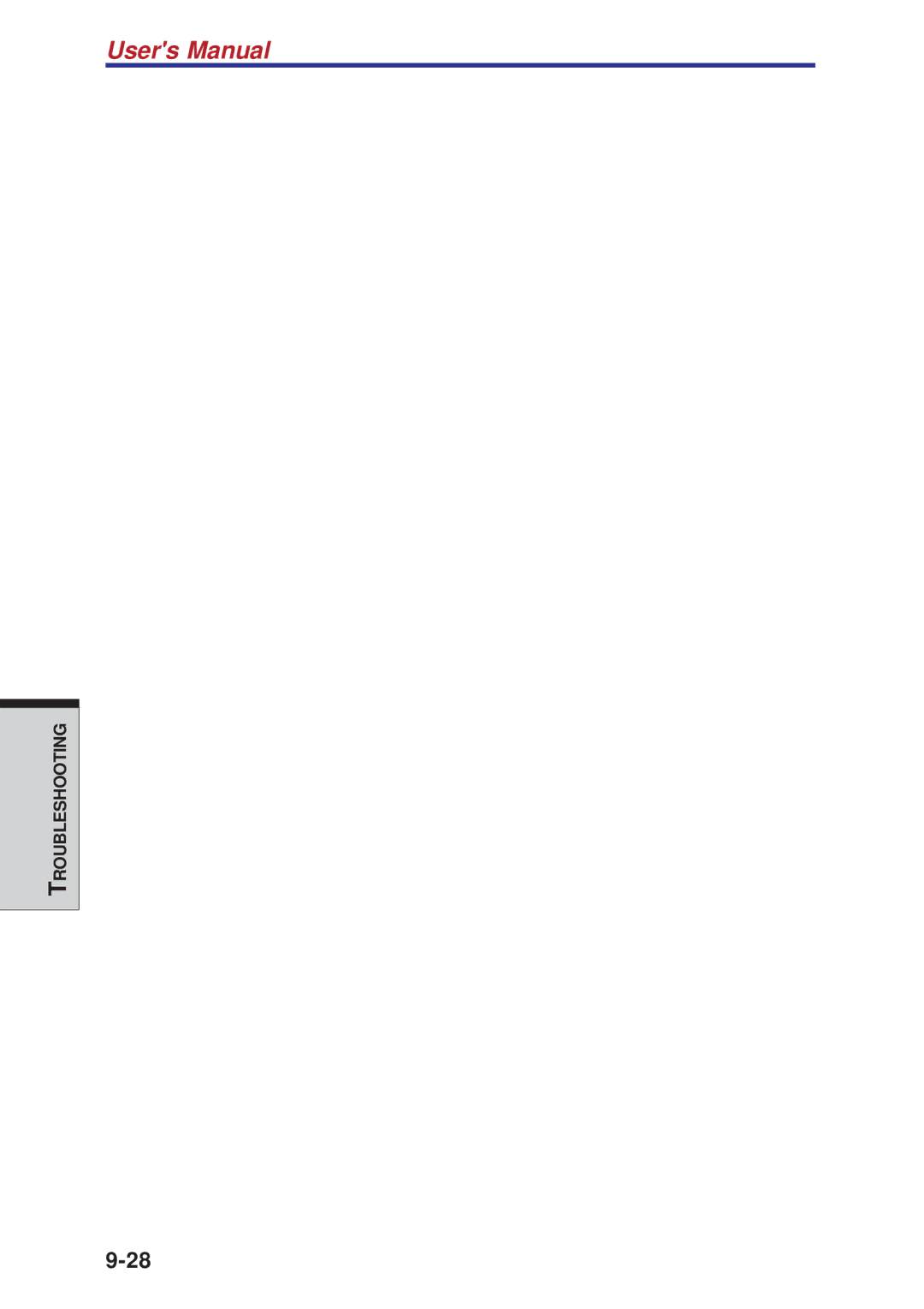 Toshiba A10 Series user manual Troubleshooting 