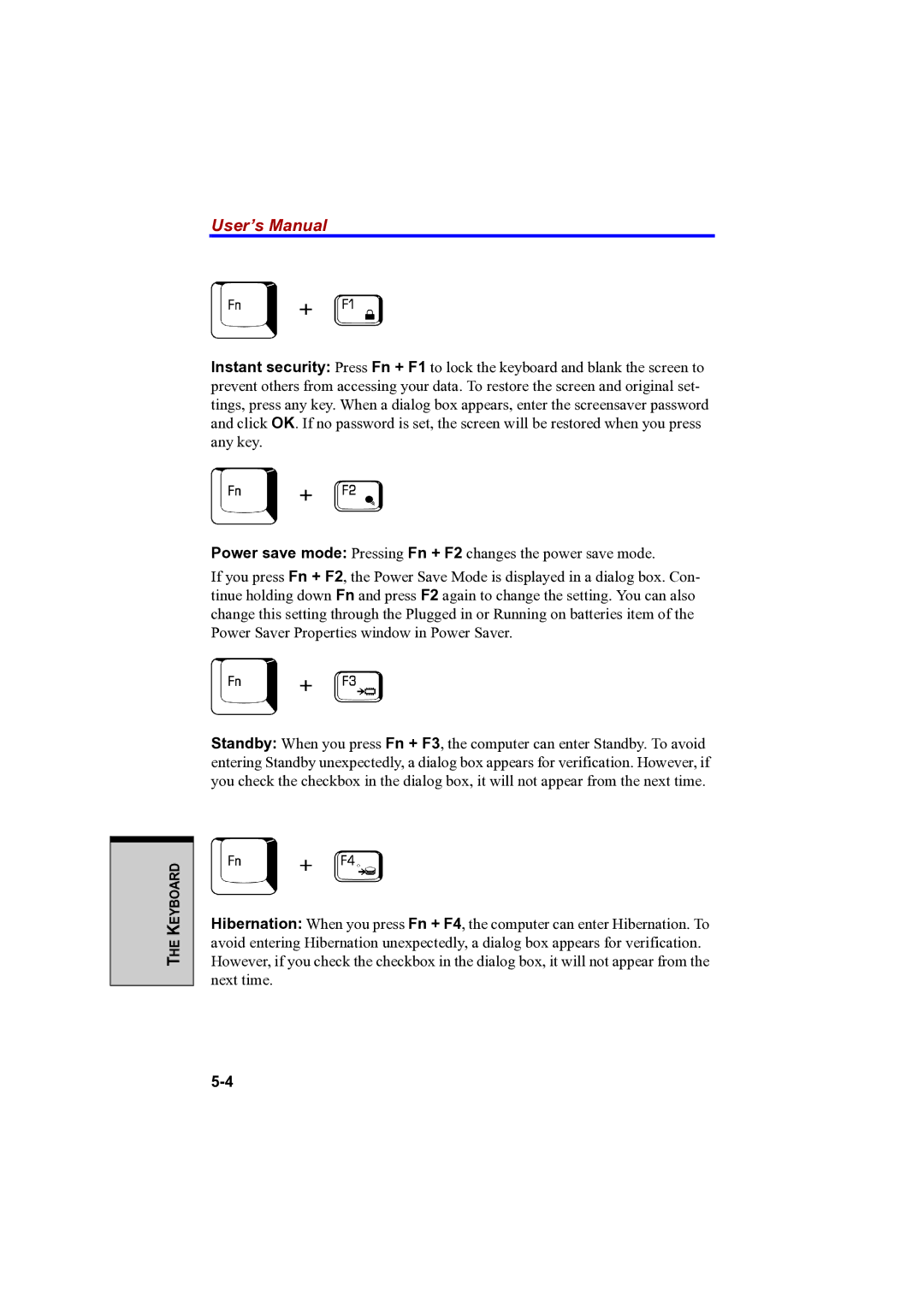 Toshiba A100 user manual User’s Manual 