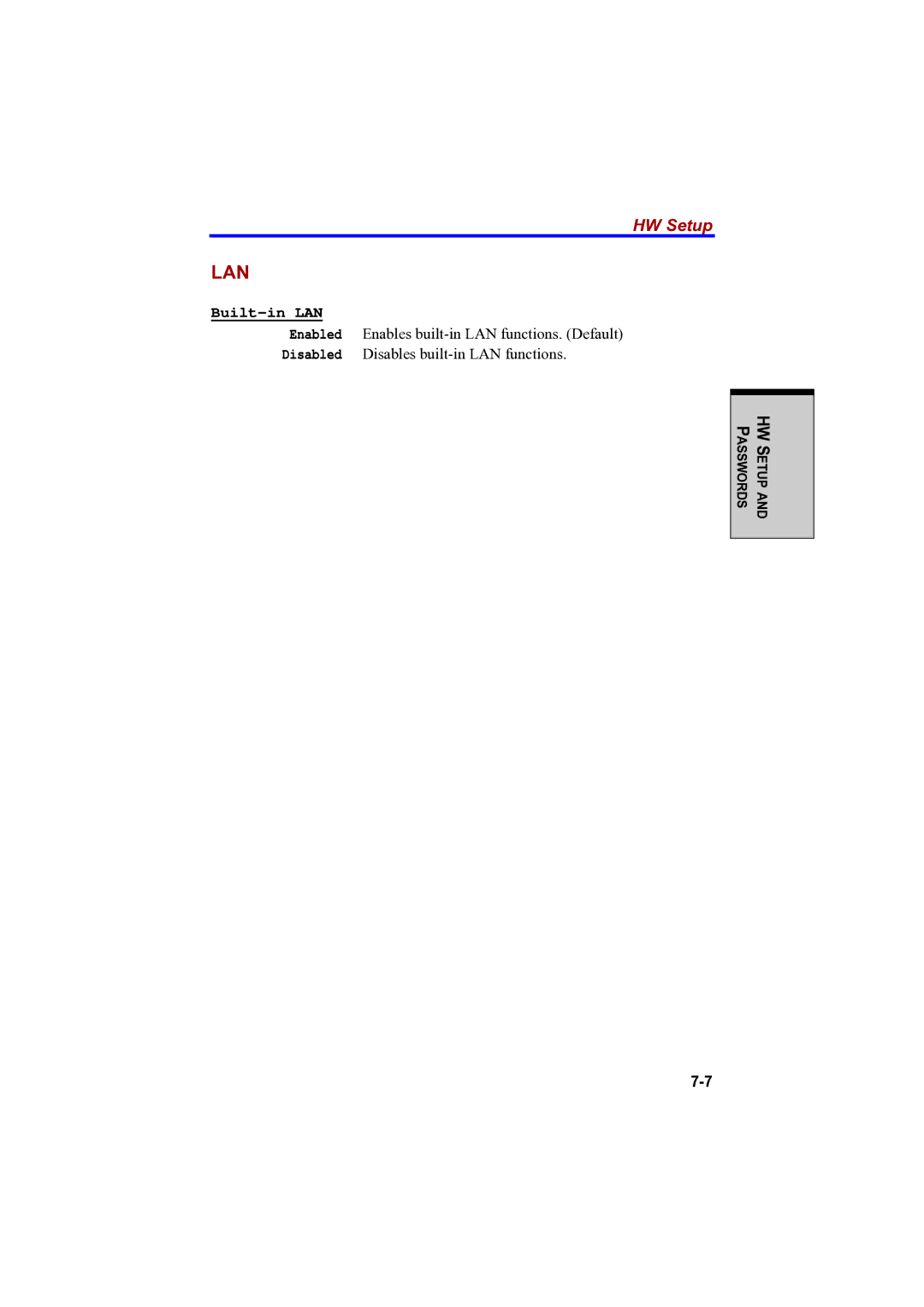 Toshiba A100 user manual Lan 