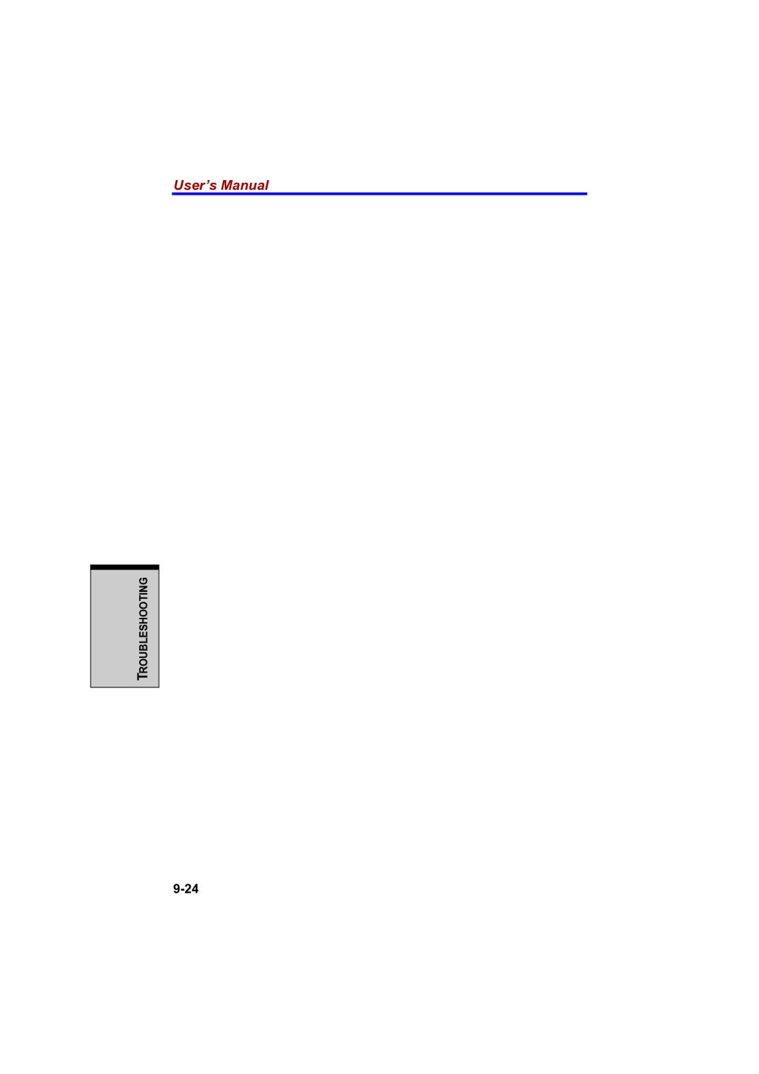 Toshiba A100 user manual User’s Manual 