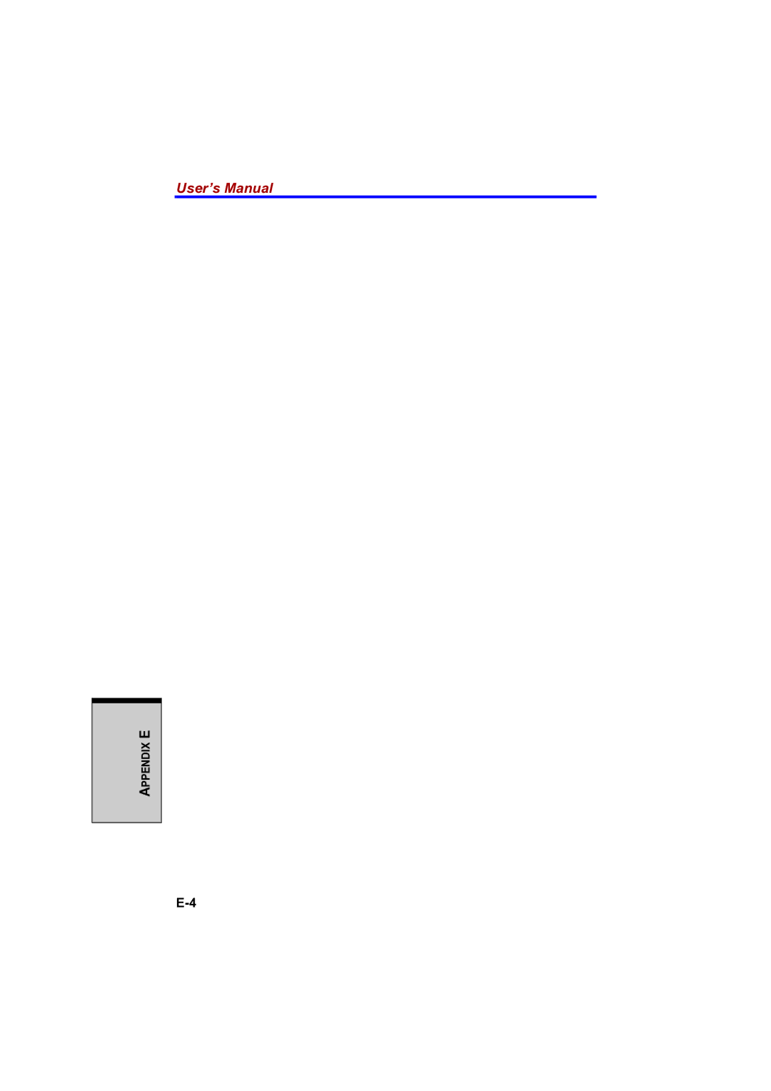 Toshiba A100 user manual User’s Manual 