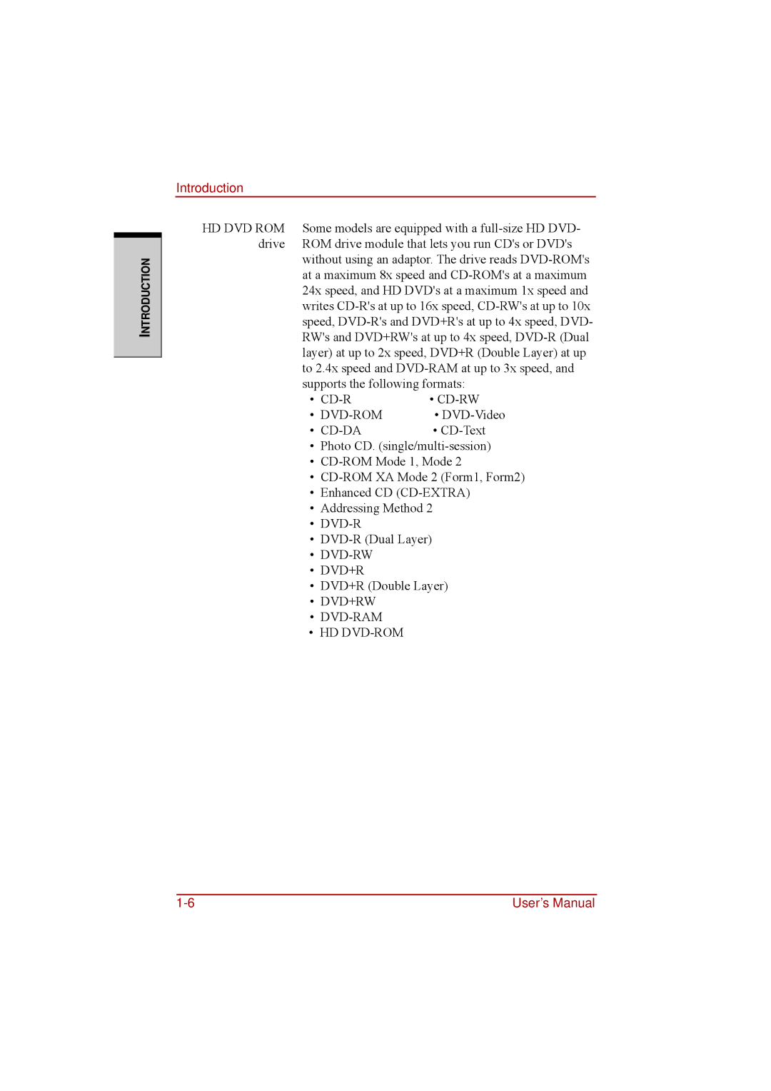 Toshiba a210 user manual Dvd-R 