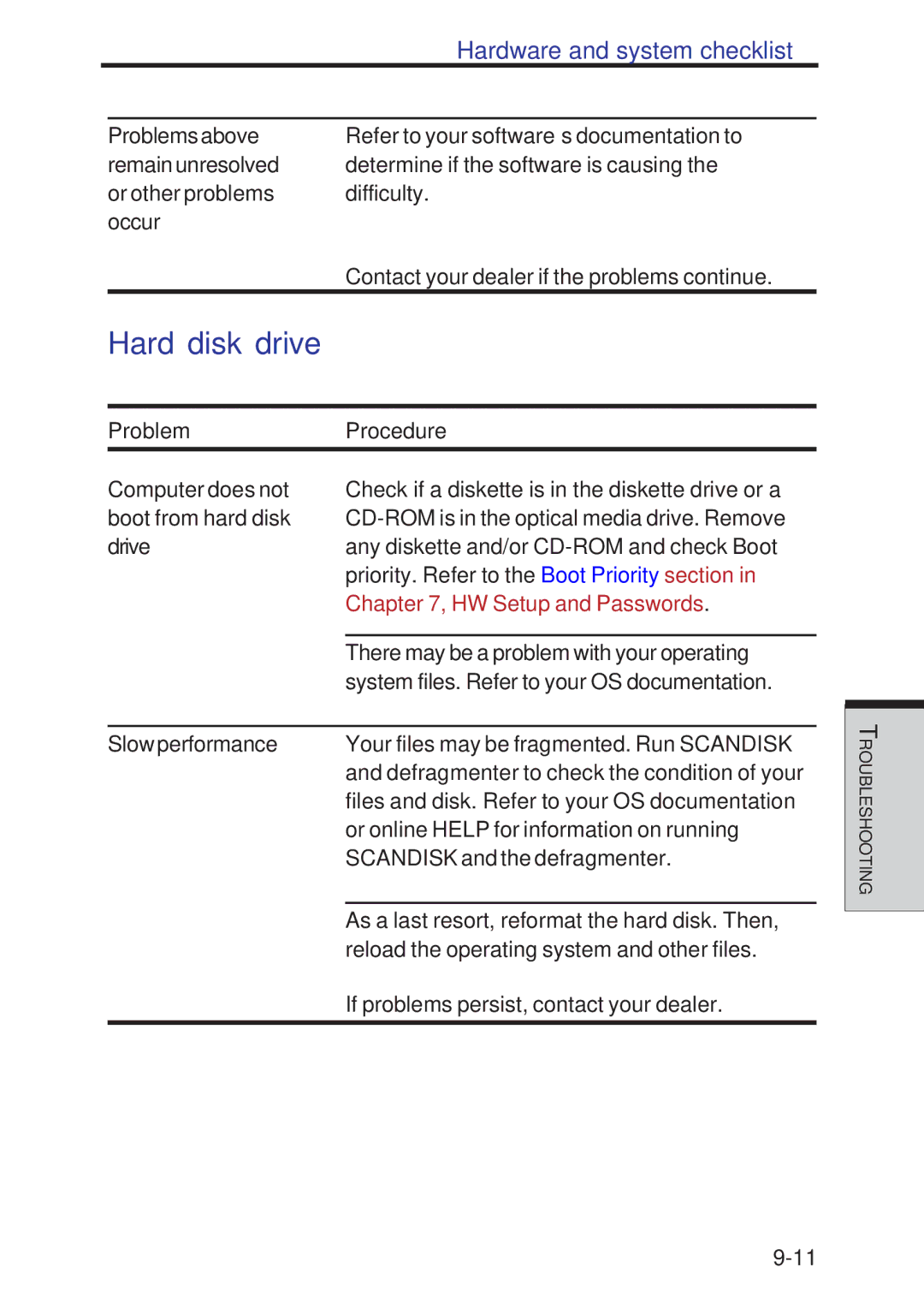 Toshiba A40 Series manual Hard disk drive 