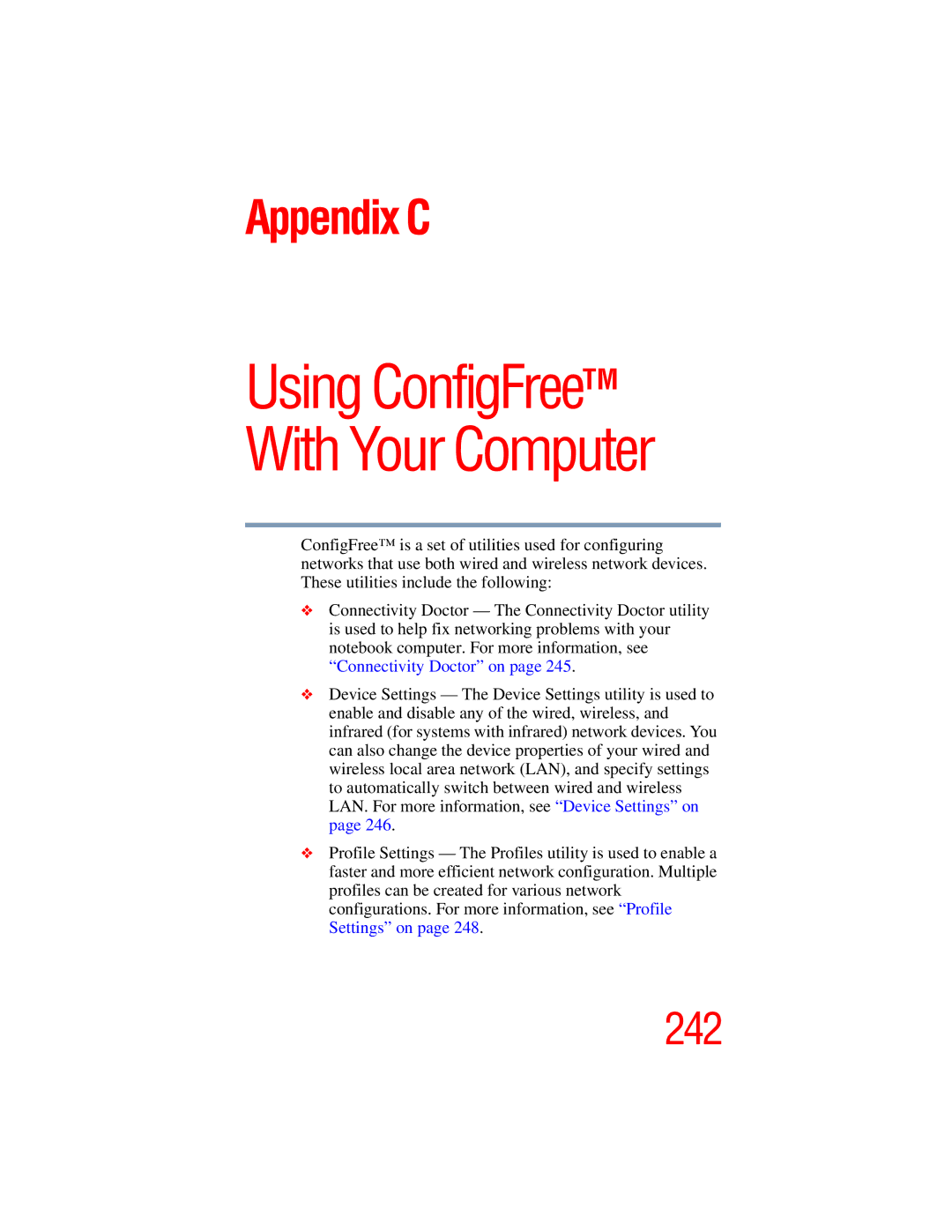 Toshiba A45 Series manual Appendix C 