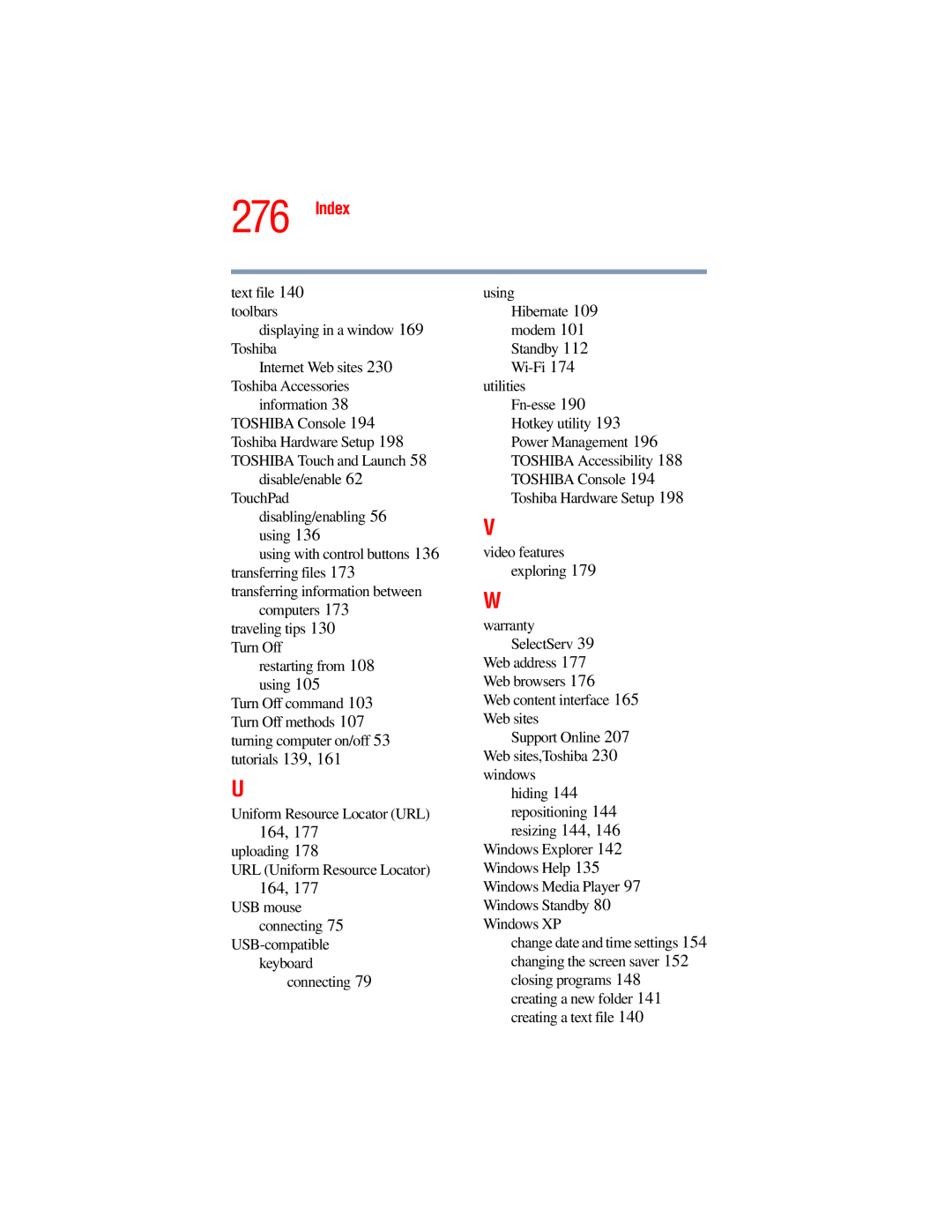 Toshiba A45 Series manual 164 