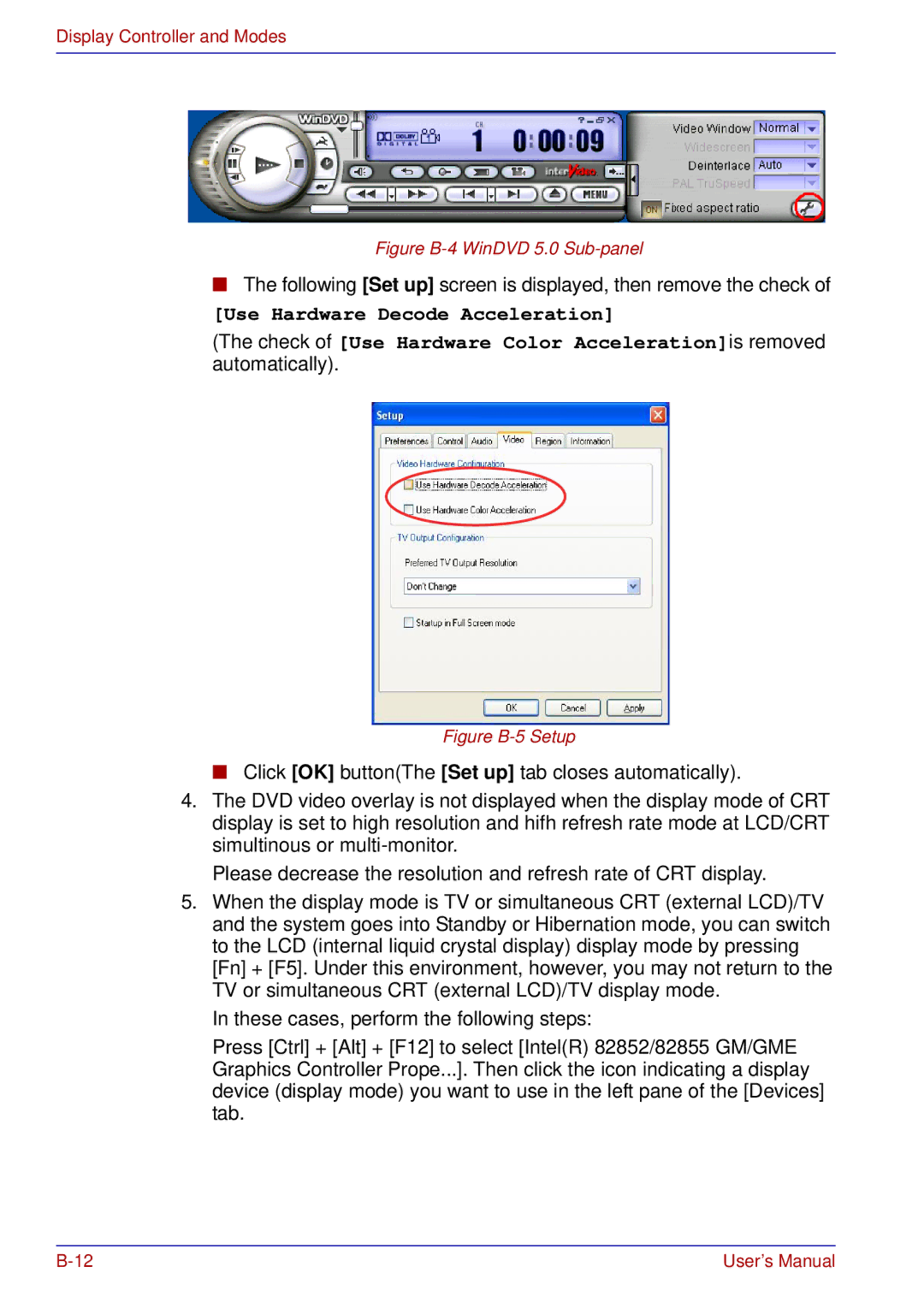 Toshiba A50 user manual Use Hardware Decode Acceleration 