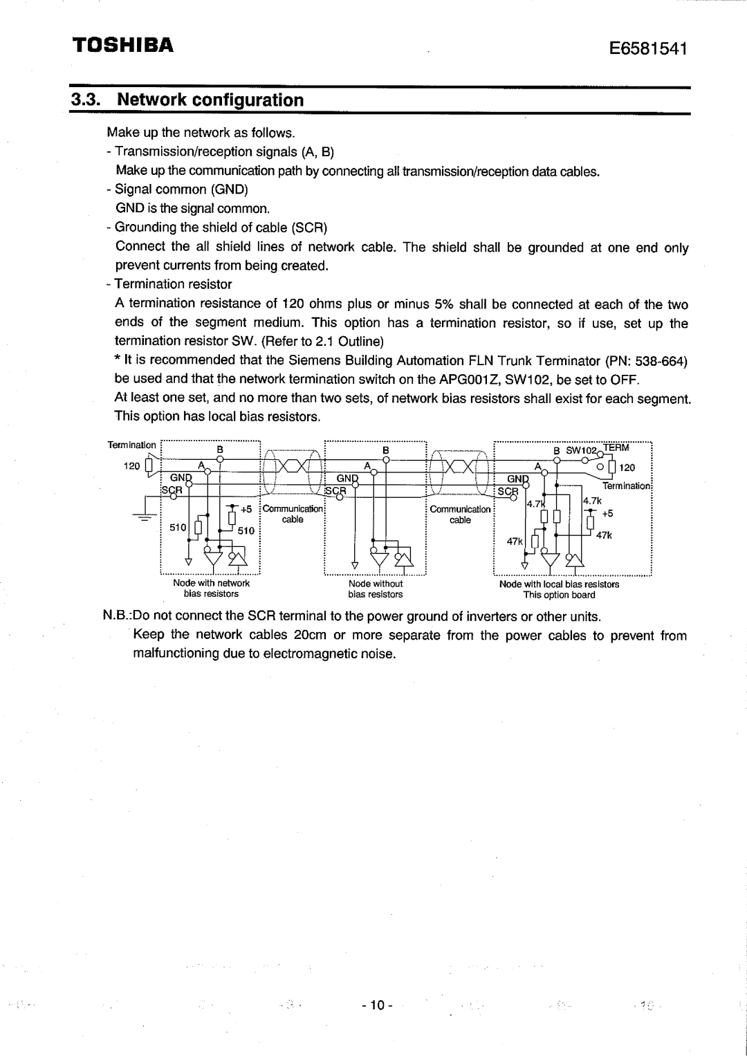 Toshiba APG001Z instruction manual 