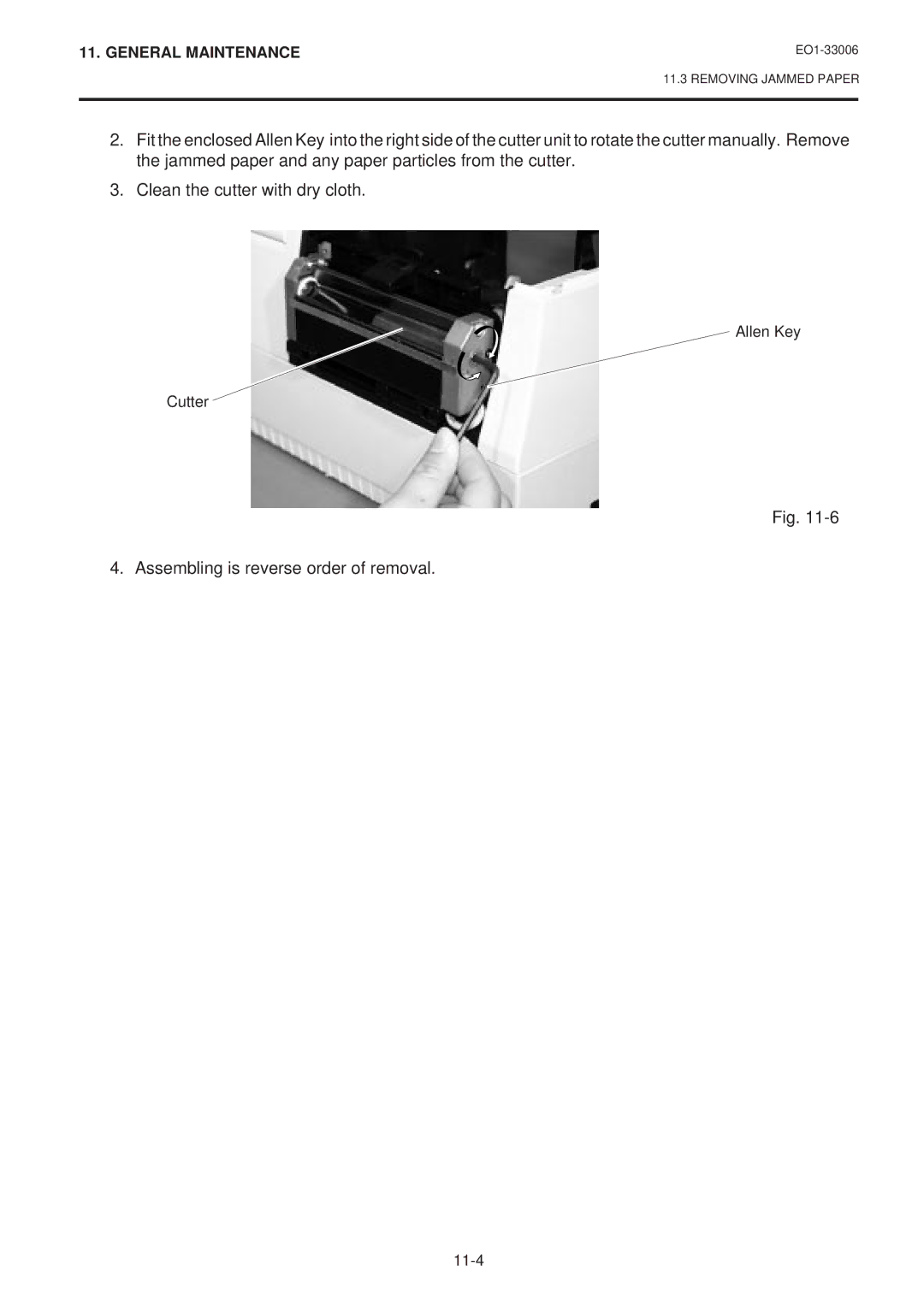 Toshiba B-450-QQ owner manual Assembling is reverse order of removal 