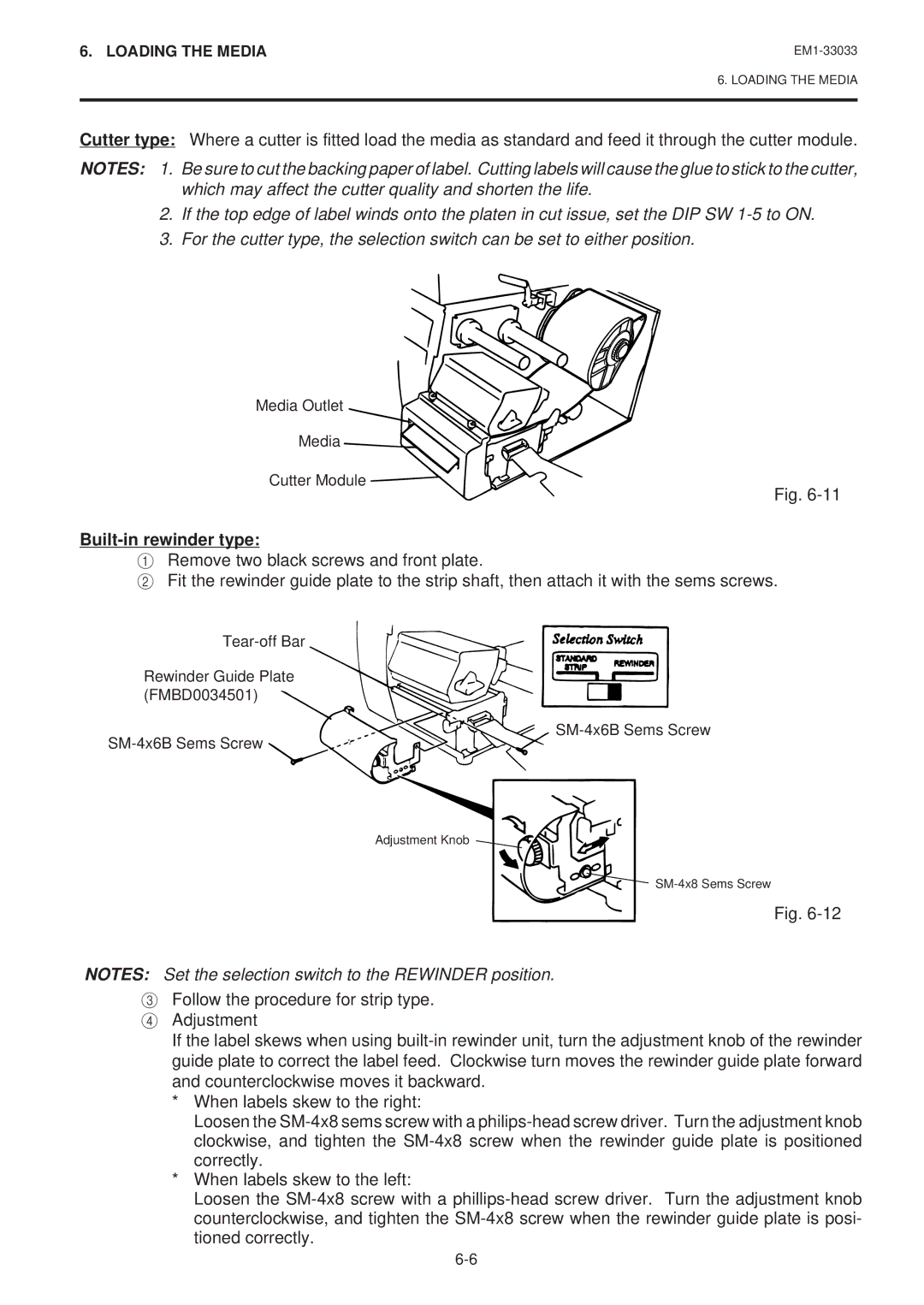 Toshiba B-470-QQ Series owner manual Built-in rewinder type 