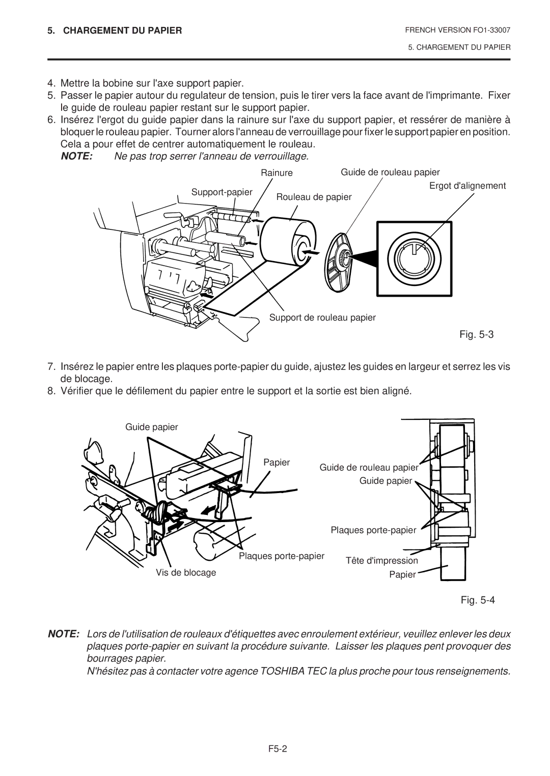 Toshiba B-480-QP SERIES owner manual F5-2 