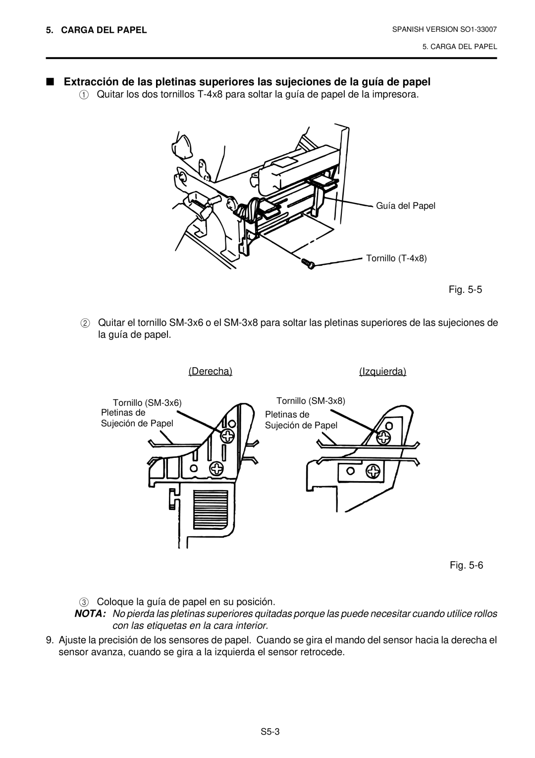 Toshiba B-480-QP owner manual Izquierda 