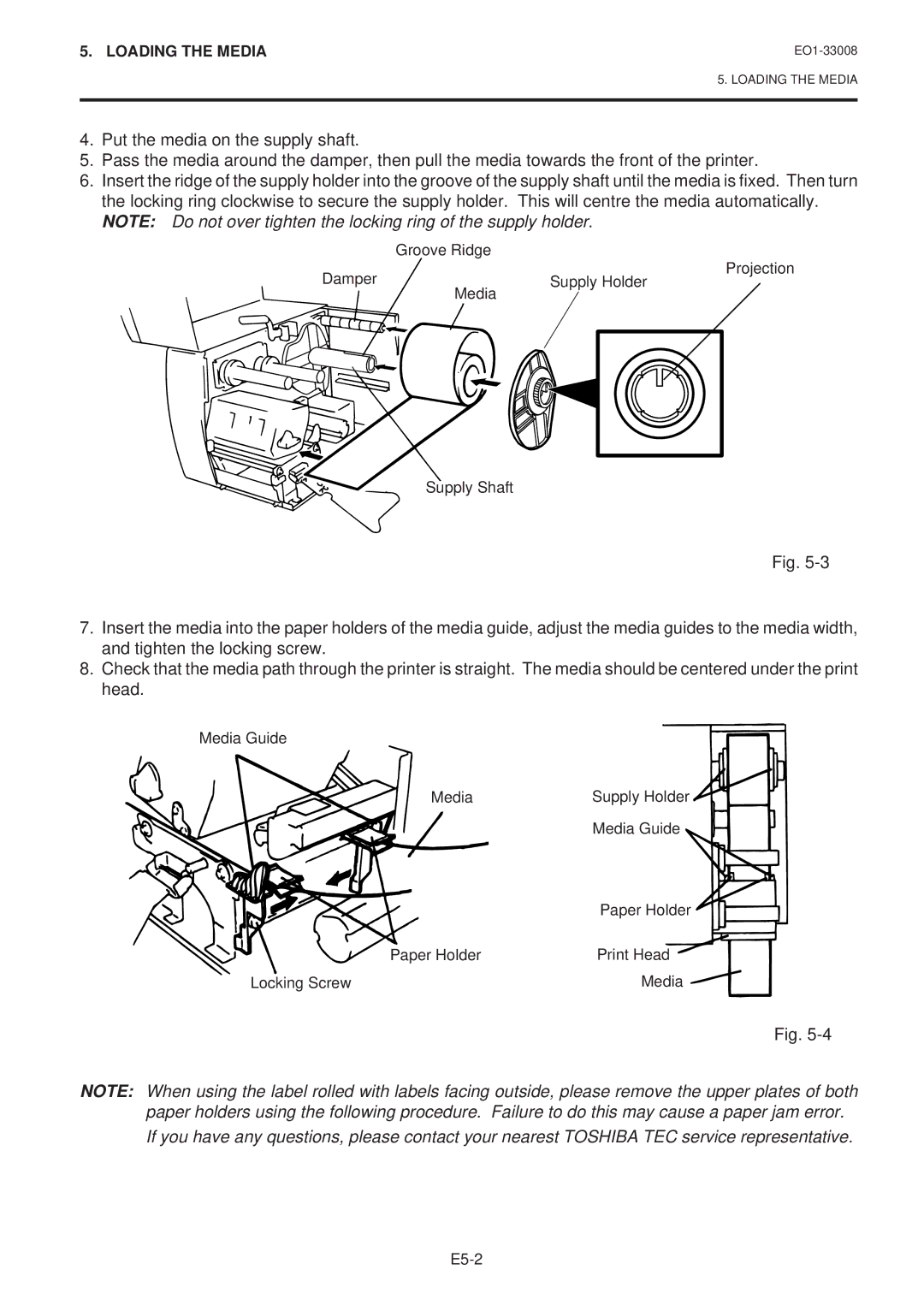 Toshiba B-480-QQ owner manual Groove Ridge 