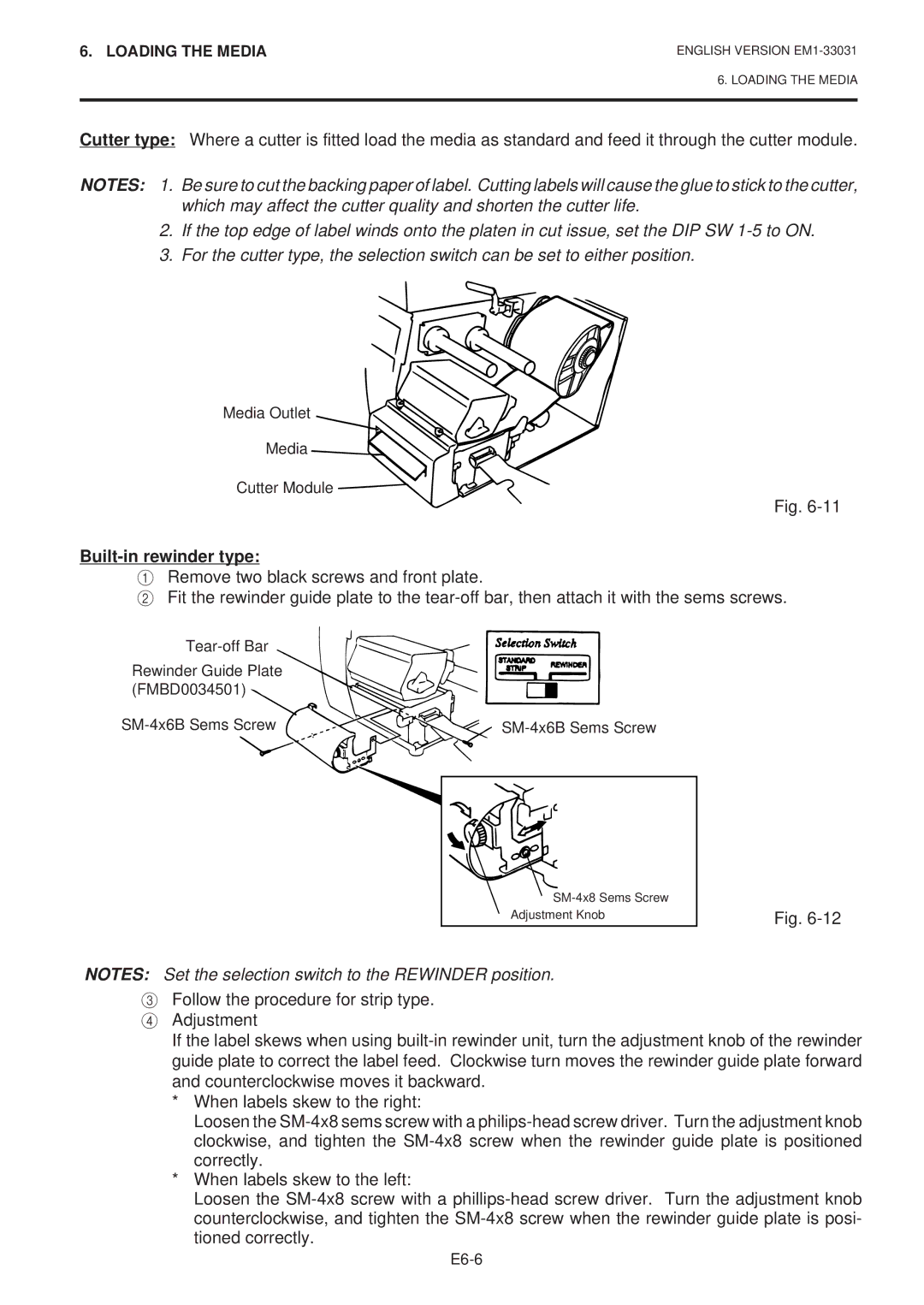 Toshiba B-570-QP Series owner manual Built-in rewinder type 