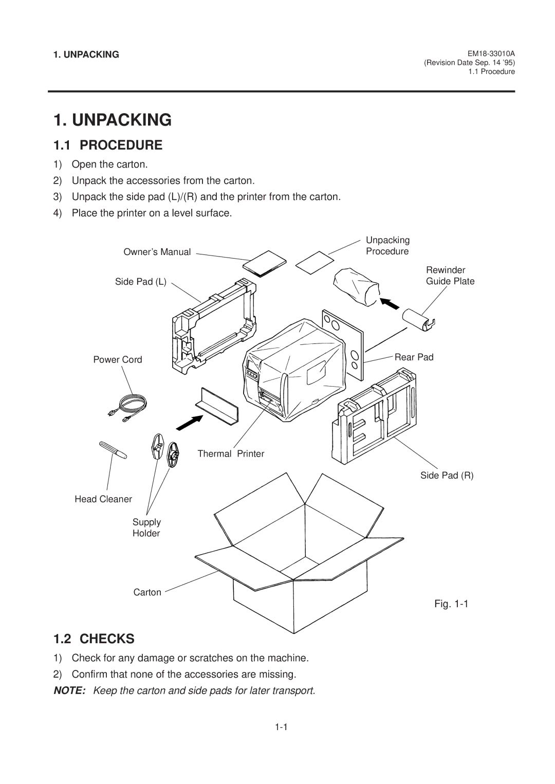 Toshiba B-570 manual Procedure, Checks 