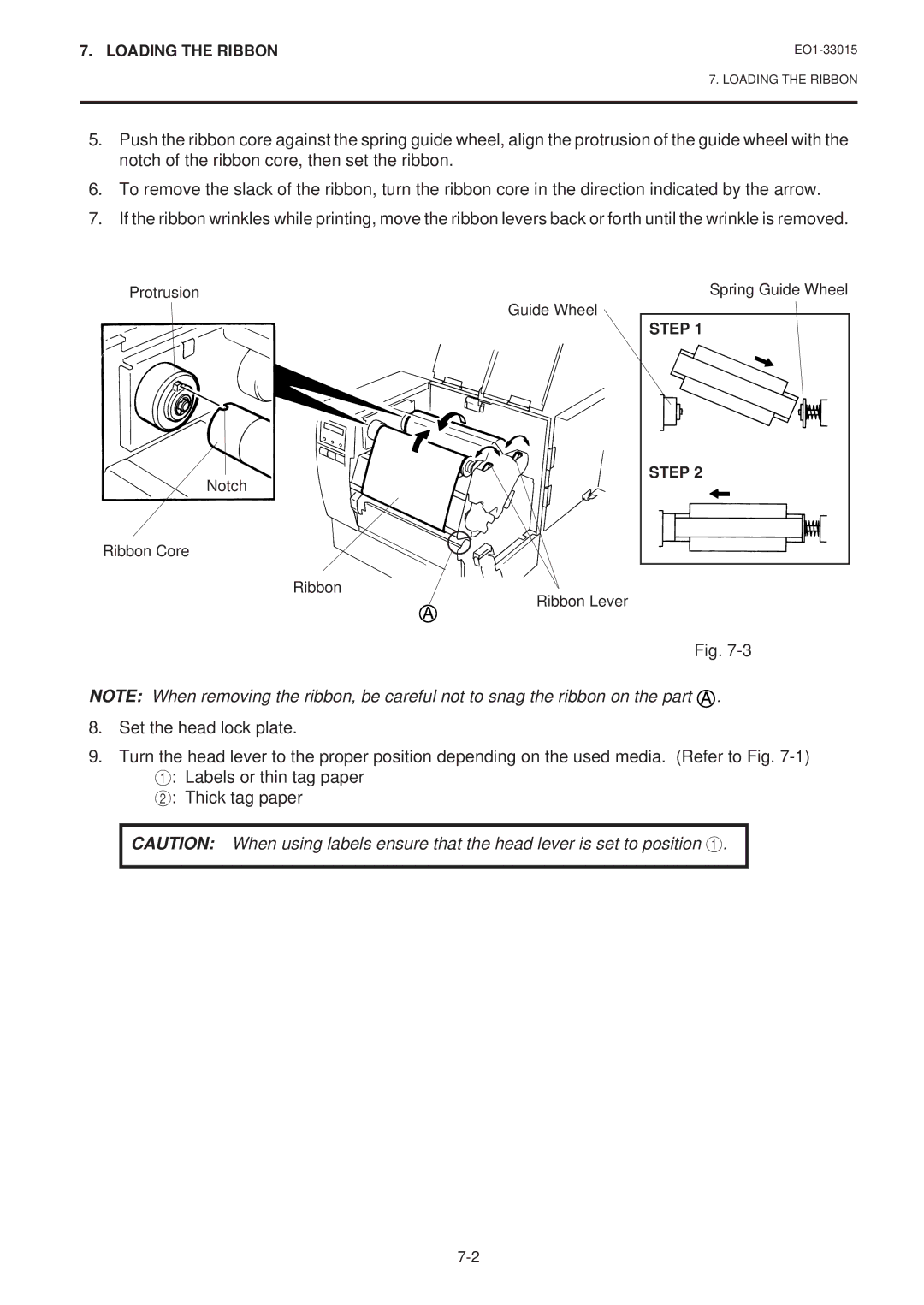 Toshiba B-680-QQ, B-670-QQ owner manual Step 