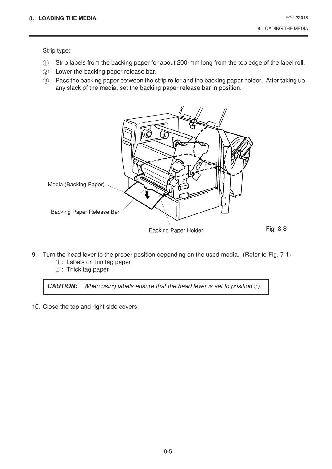 Toshiba B-670-QQ, B-680-QQ owner manual Loading the Media 