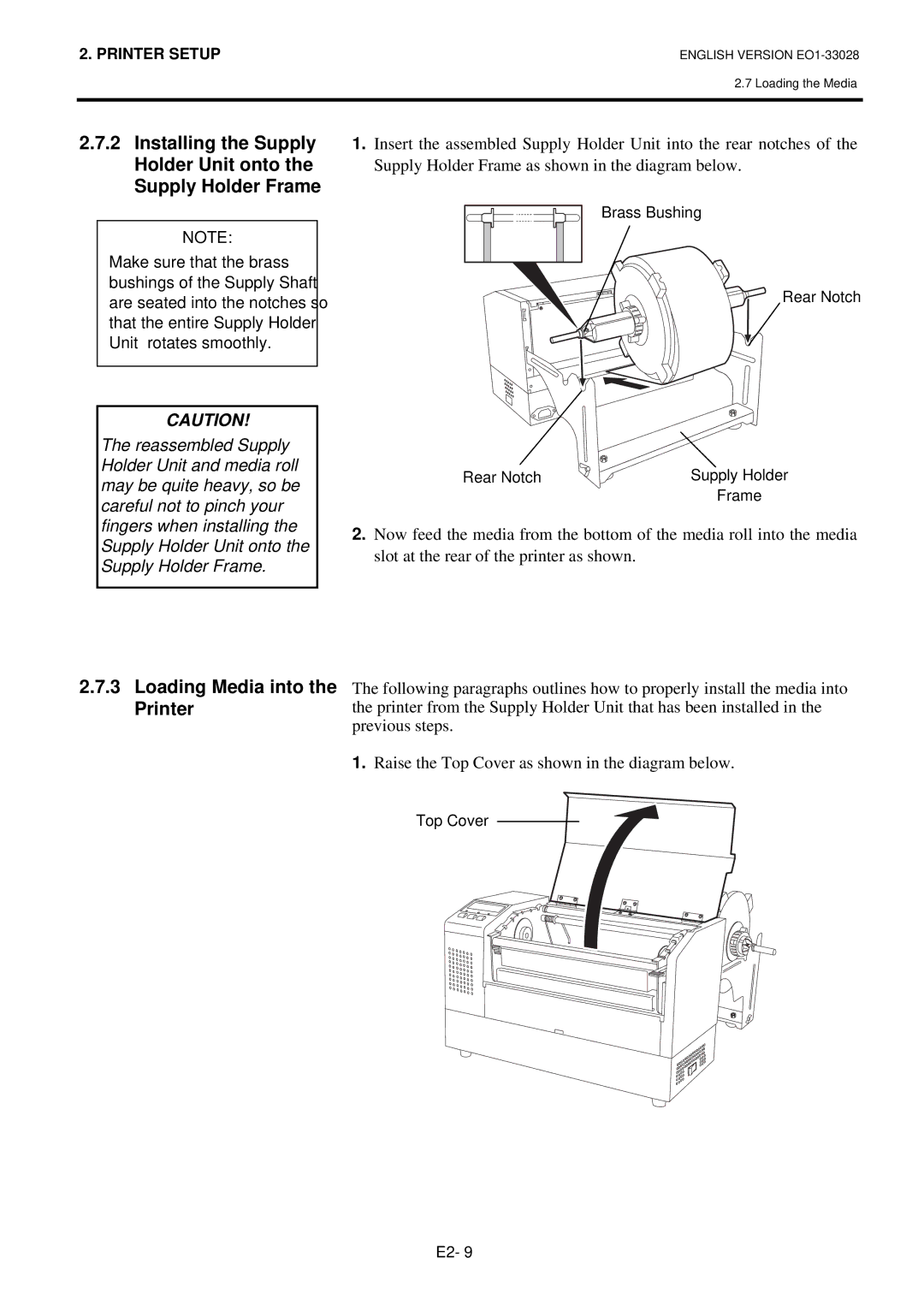 Toshiba B-852-TS12-QP owner manual Printer 