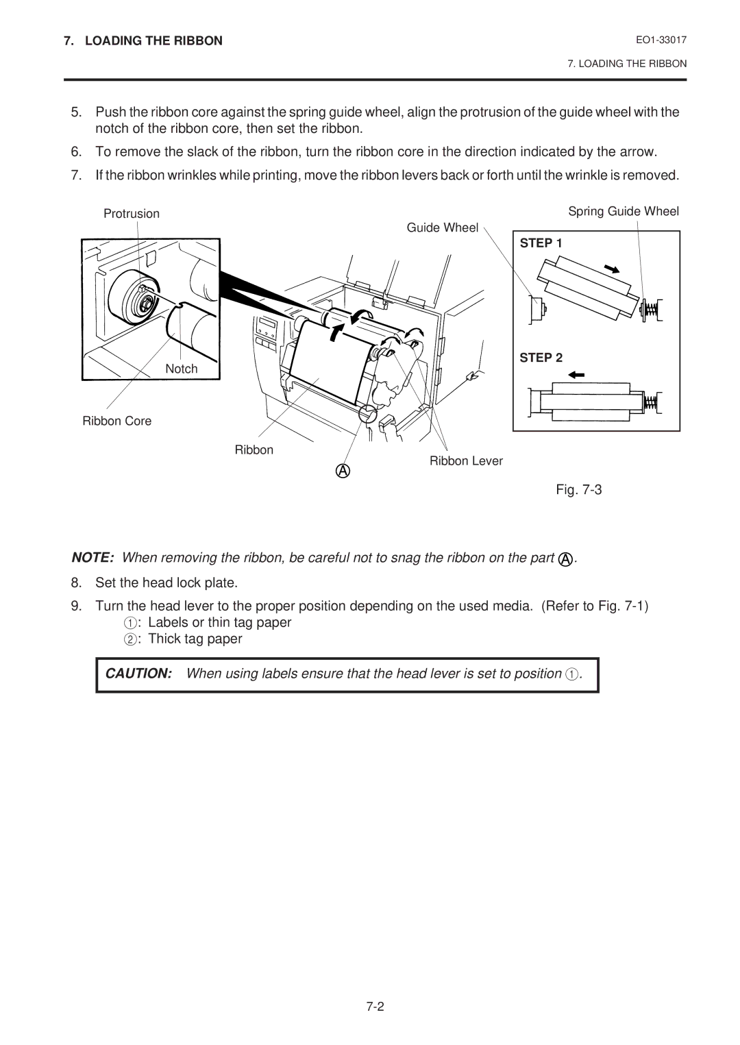 Toshiba B-880-QQ SERIES owner manual Step 