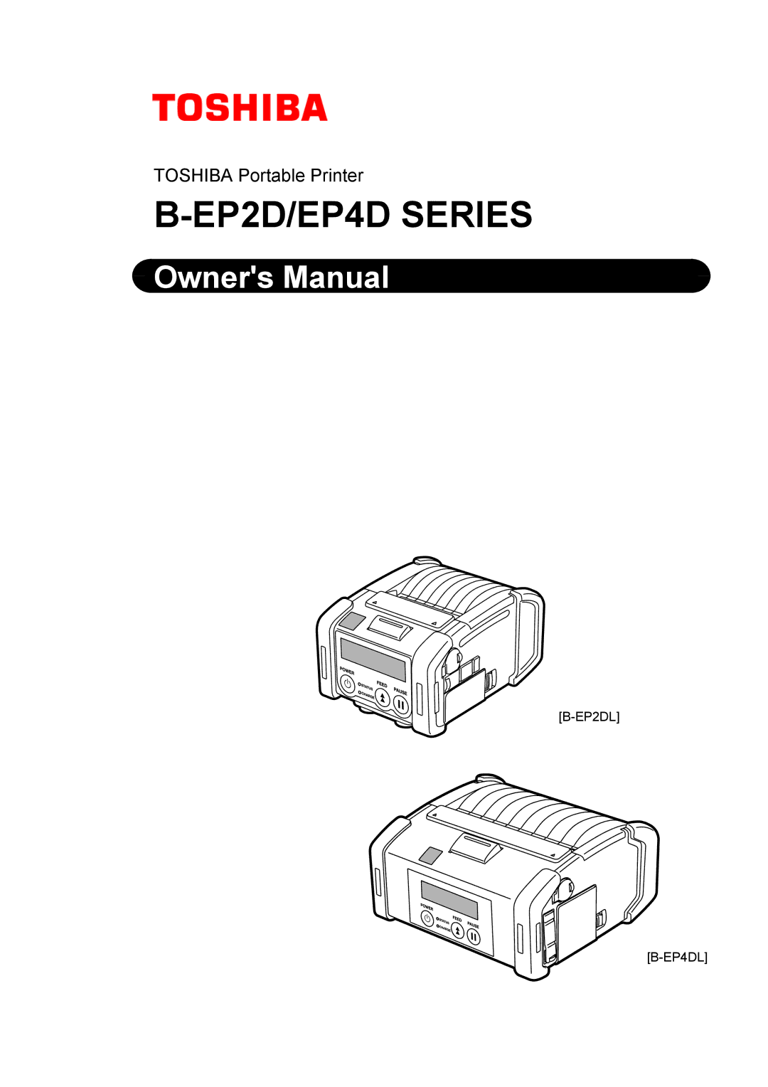 Toshiba B-EP4DL, B-EP2DL owner manual EP2D/EP4D Series 