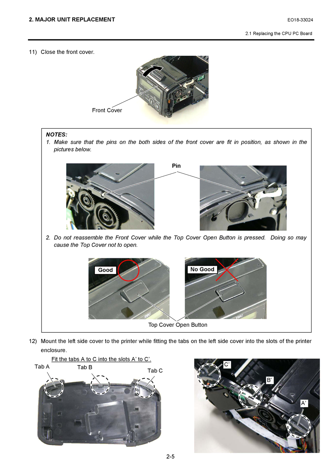 Toshiba B-EP2DL manual Good 