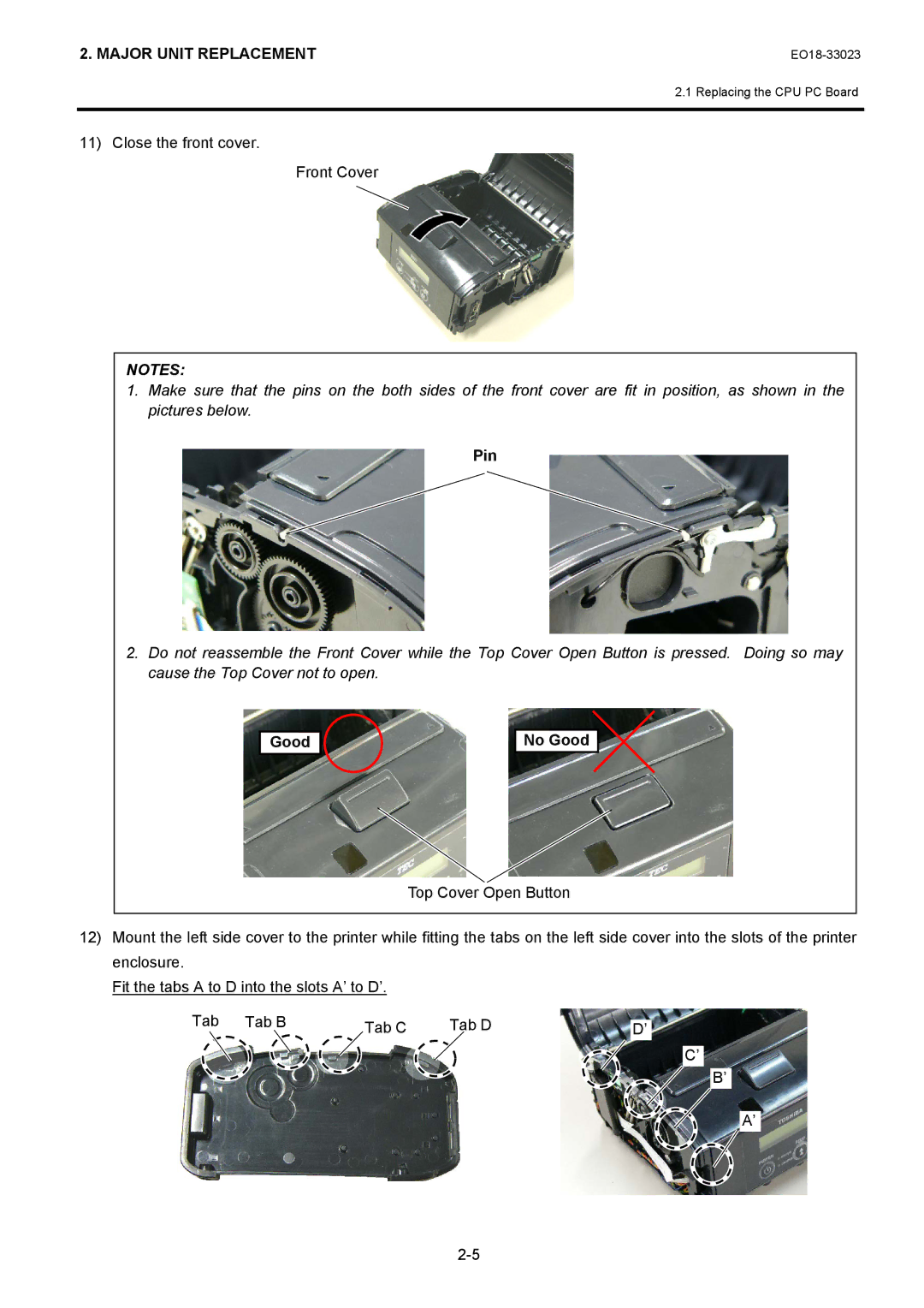 Toshiba B-EP4DL manual Good 