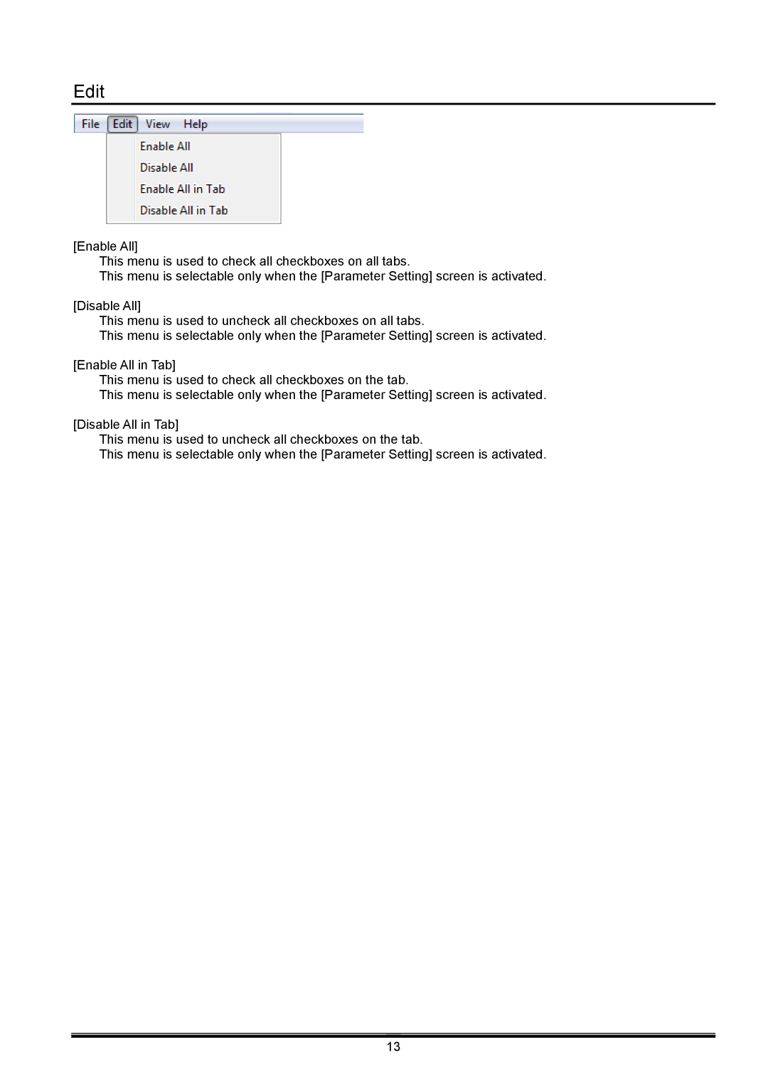 Toshiba B-EX operation manual Edit 