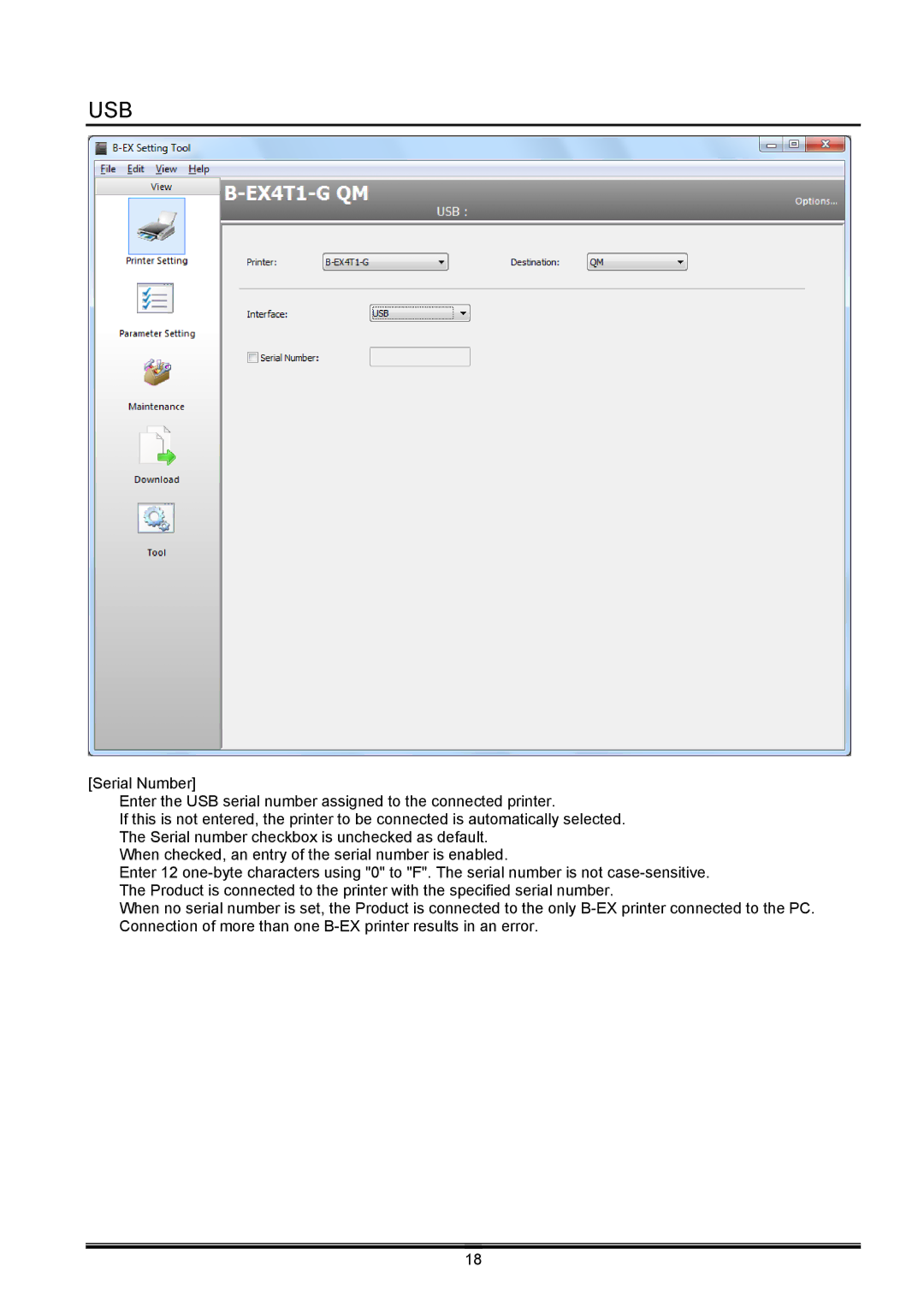 Toshiba B-EX operation manual Usb 