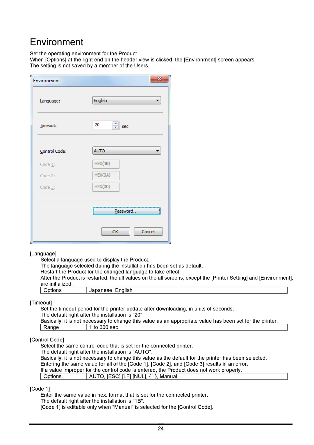 Toshiba B-EX operation manual Environment 