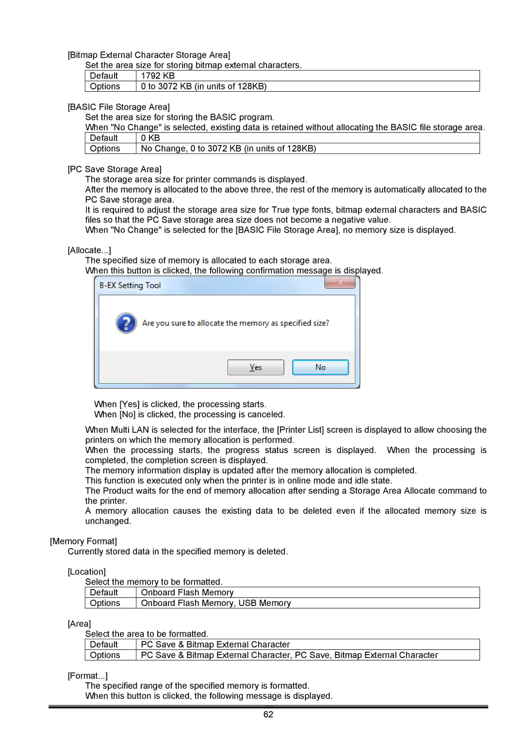 Toshiba B-EX operation manual 