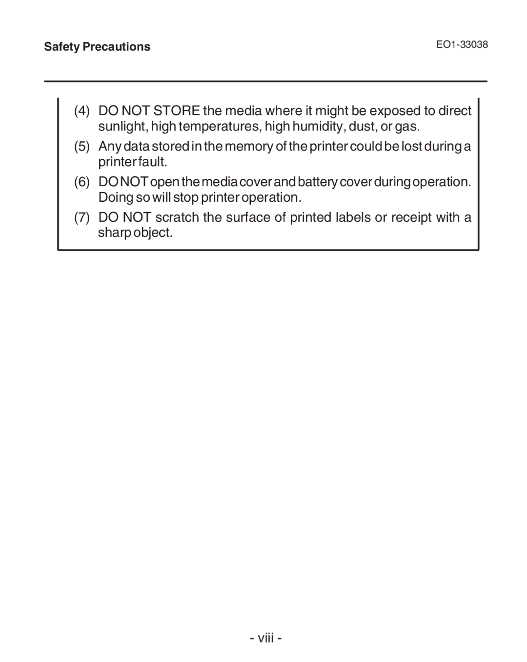 Toshiba B-SP2D owner manual Safety Precautions 