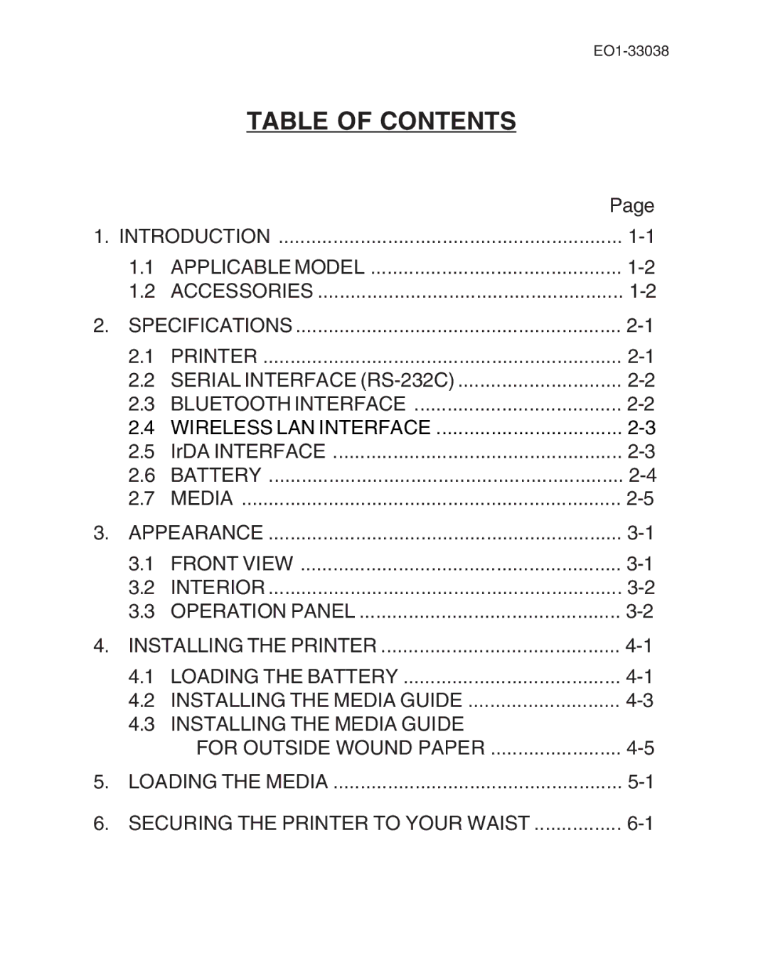 Toshiba B-SP2D owner manual Table of Contents 