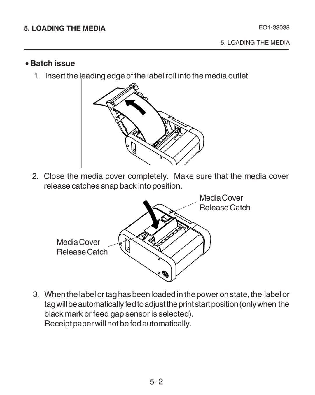 Toshiba B-SP2D owner manual Batch issue 