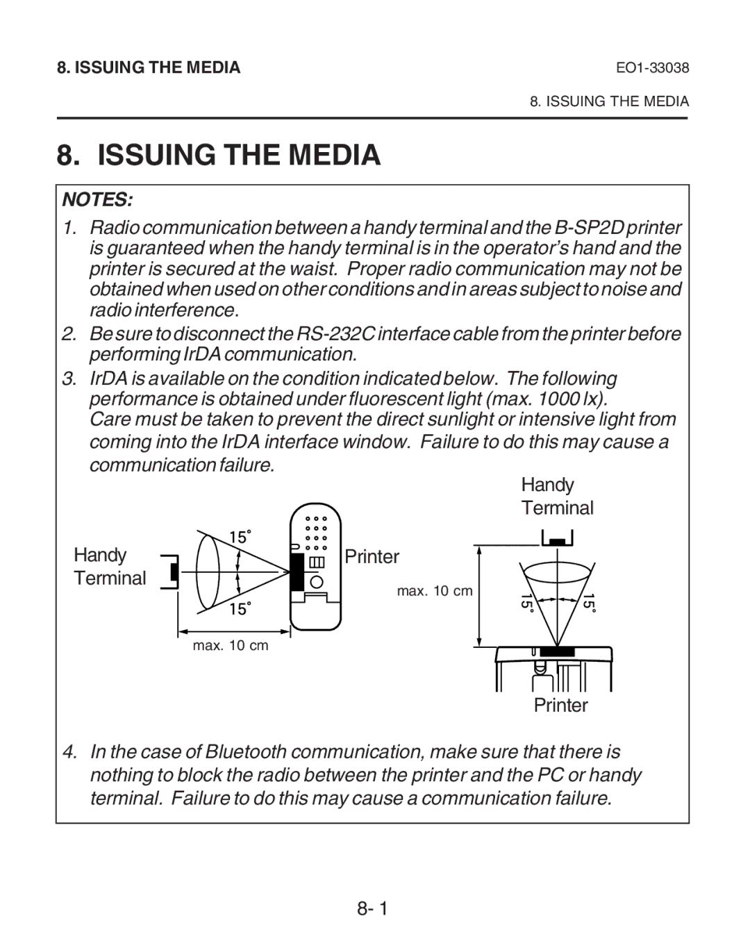 Toshiba B-SP2D owner manual Issuing the Media 