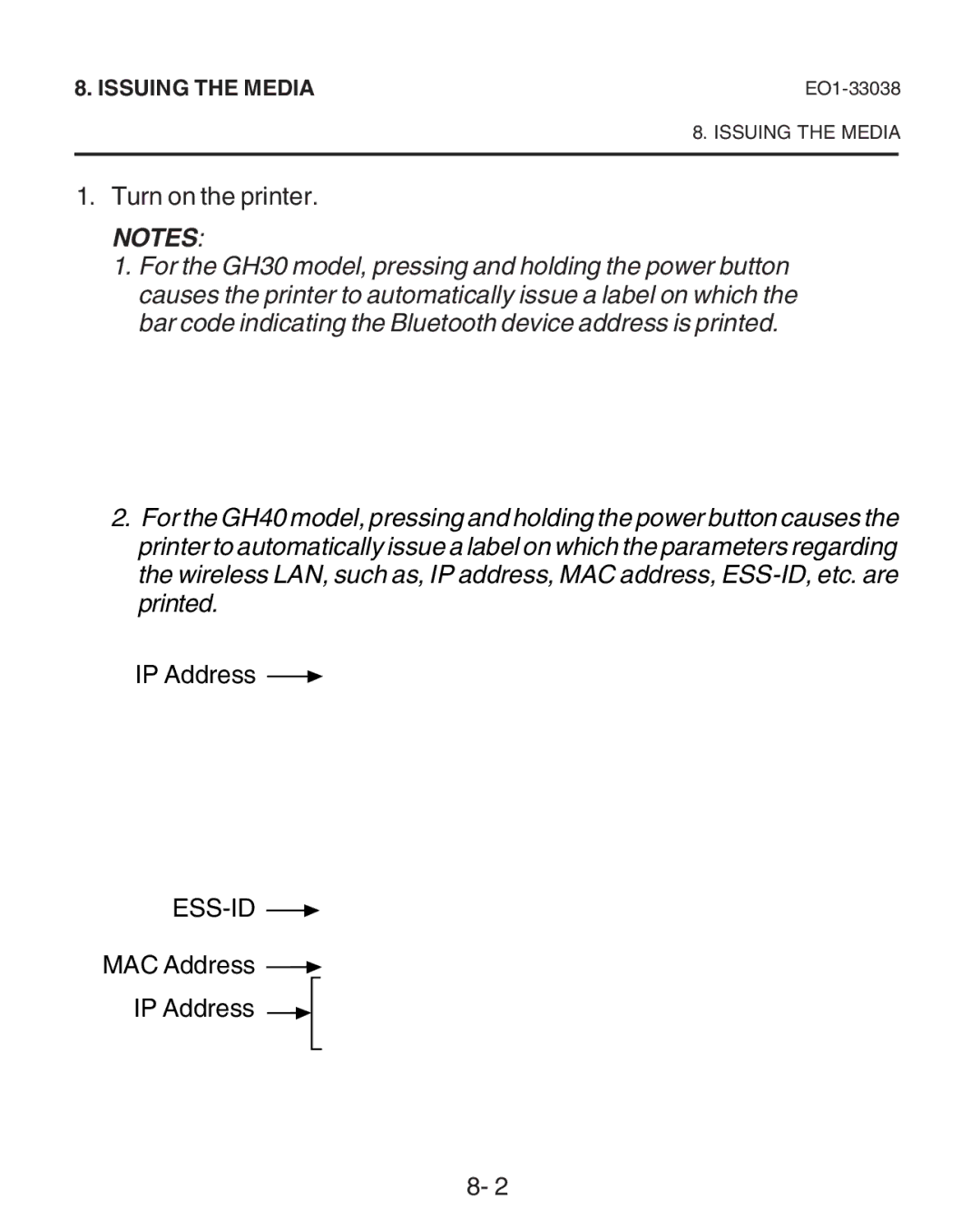 Toshiba B-SP2D owner manual Ess-Id 