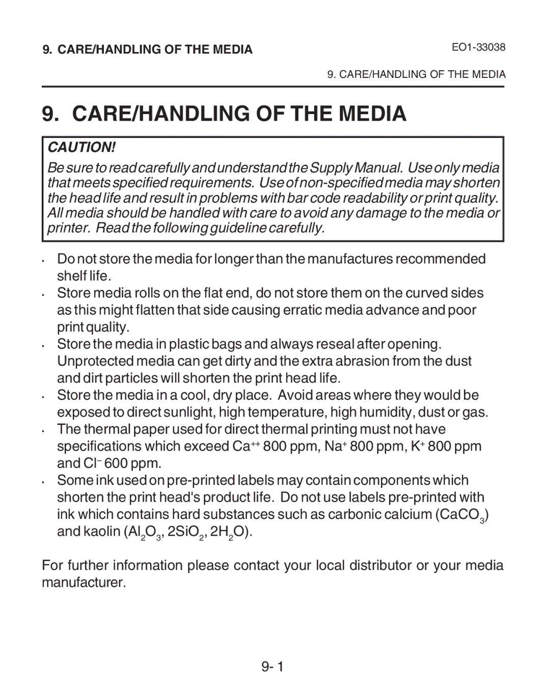 Toshiba B-SP2D owner manual CARE/HANDLING of the Media 