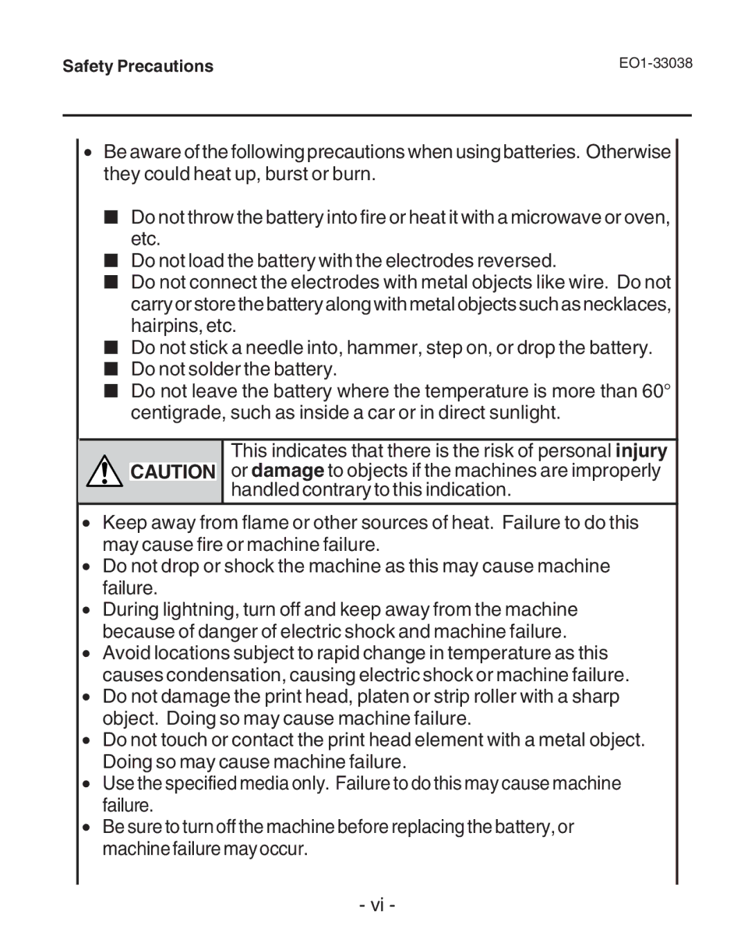 Toshiba B-SP2D owner manual Safety Precautions 