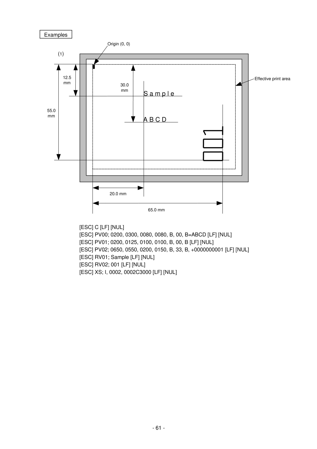 Toshiba GC10-QM, B-SV4D-GS manual Origin 0 12.5 30.0 