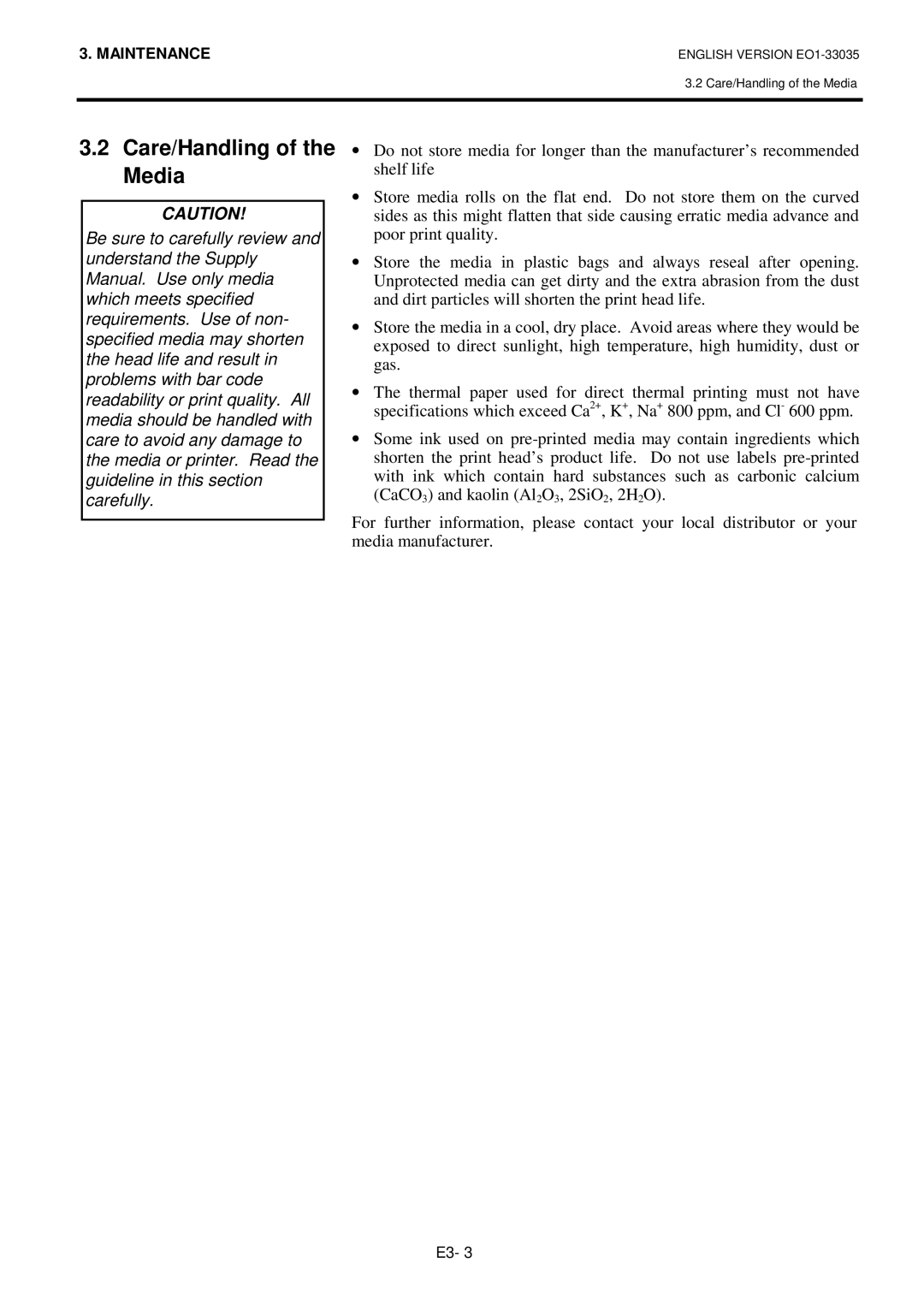 Toshiba B-SV4D-QM owner manual Care/Handling of the Media 