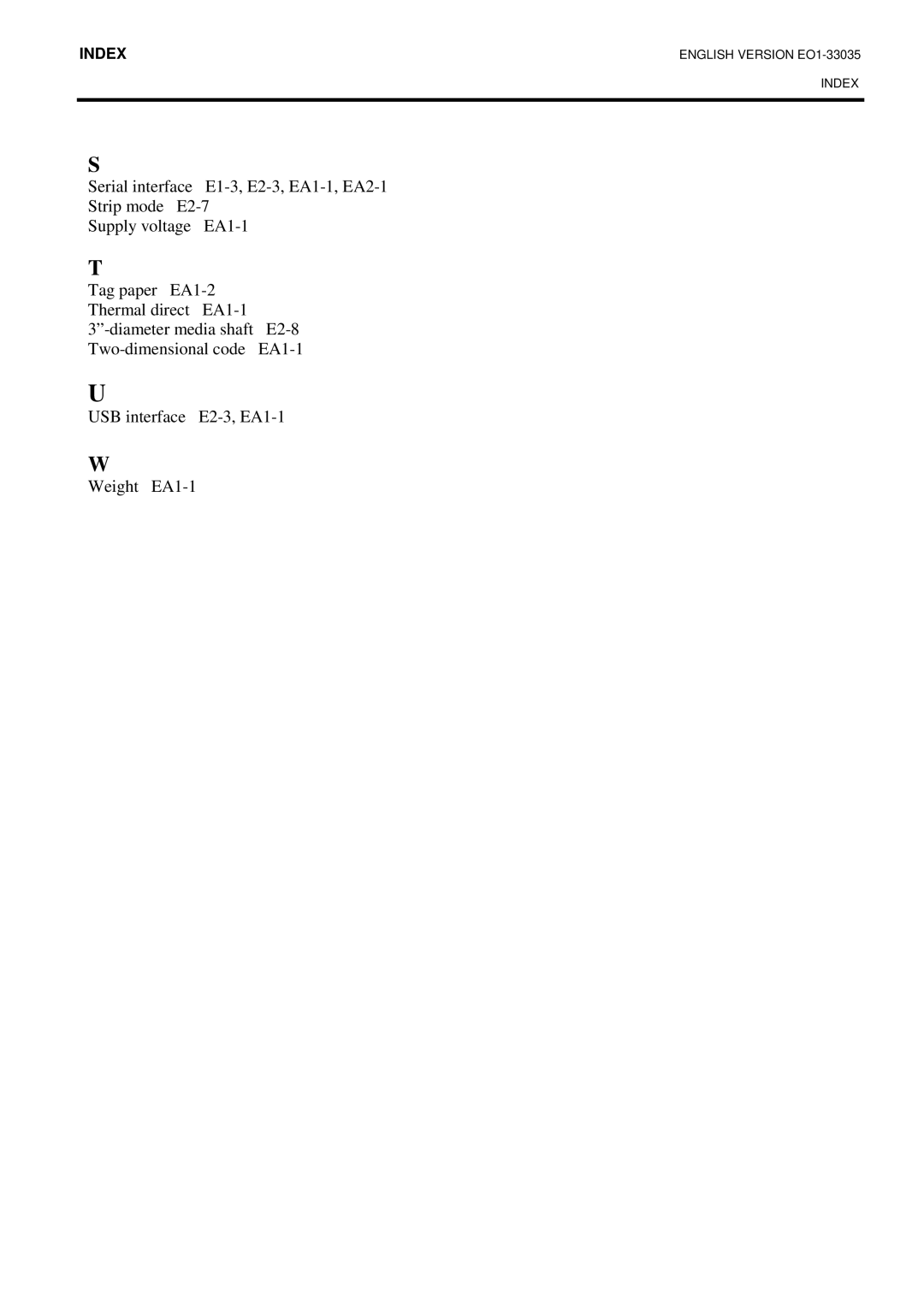 Toshiba B-SV4D-QM owner manual Index 