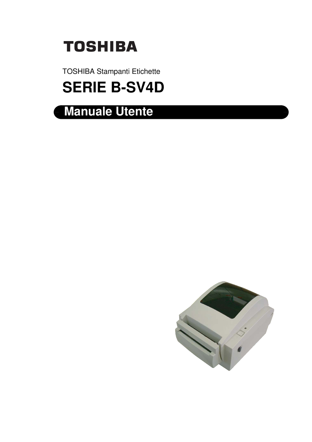 Toshiba manual Serie B-SV4D 