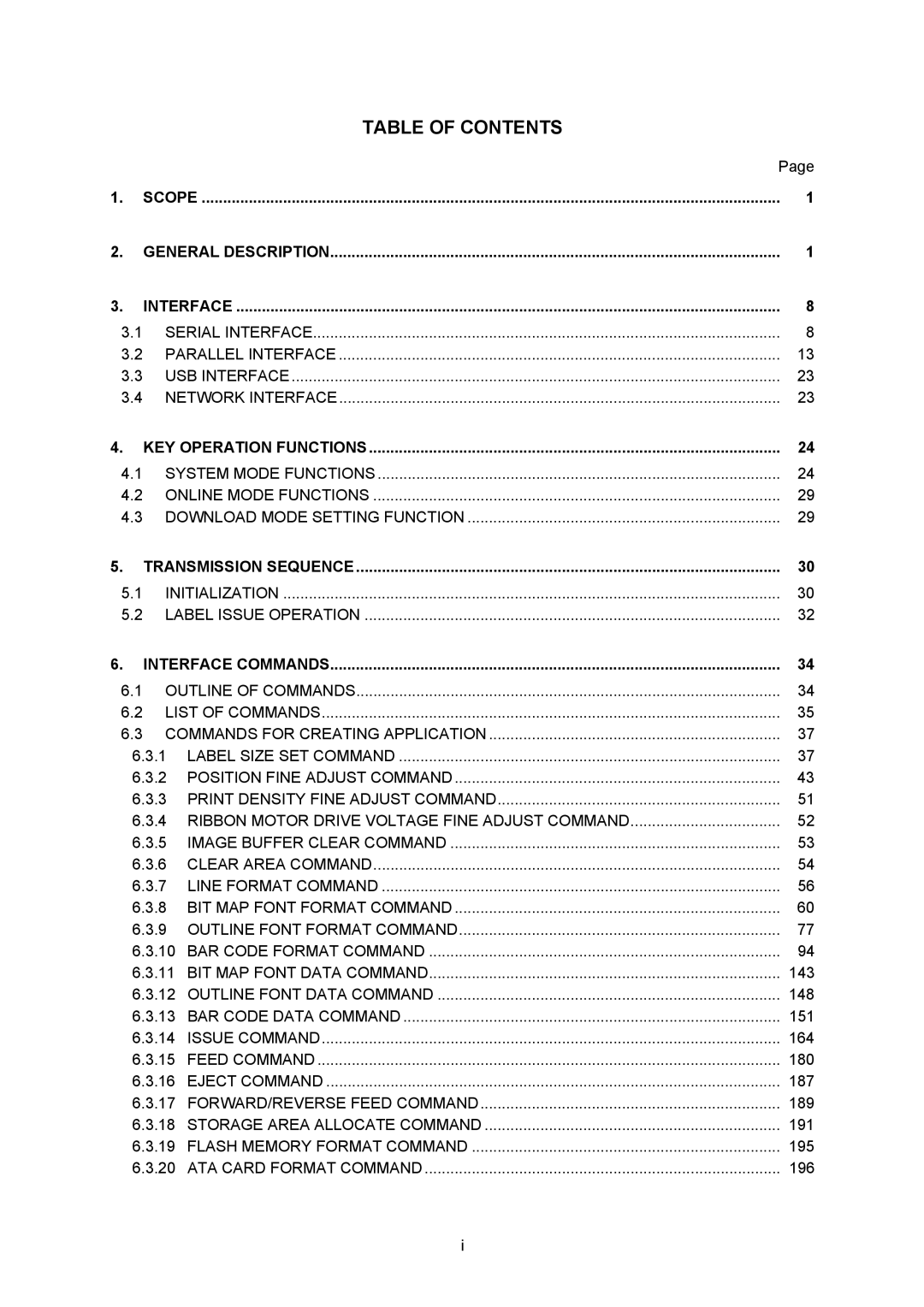 Toshiba B-SX4T-GS20-QM-R manual Table of Contents 