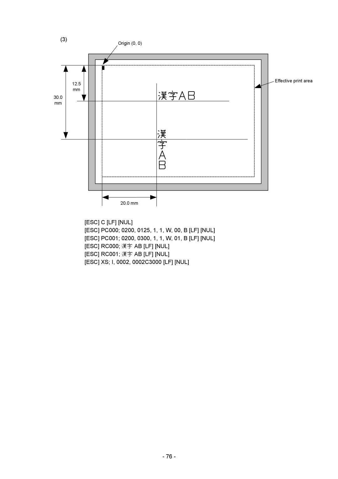 Toshiba B-SX4T-GS20-QM-R manual Ab Lf Nul, ESC RC001 