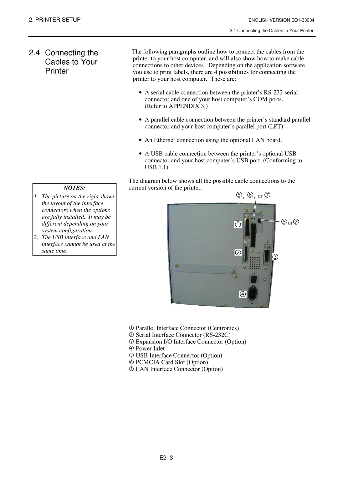 Toshiba B-SX4T-QP manual Connecting the Cables to Your Printer, Gori 