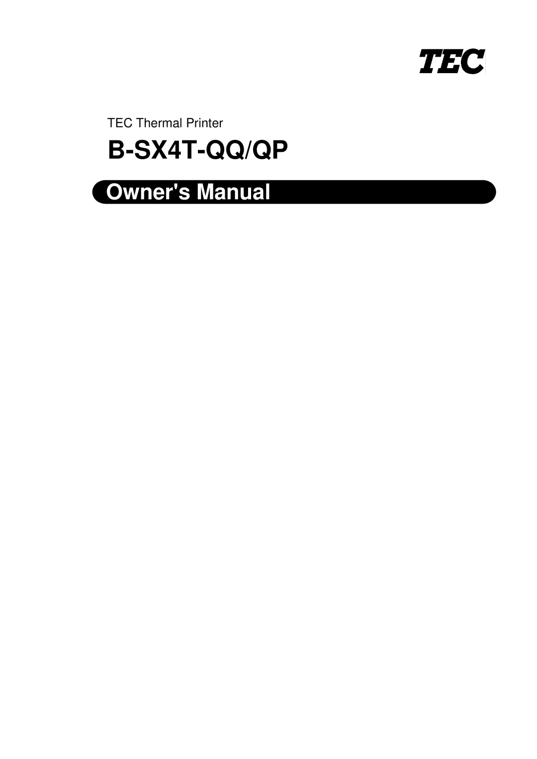 Toshiba B-SX4T-QP manual SX4T-QQ/QP 