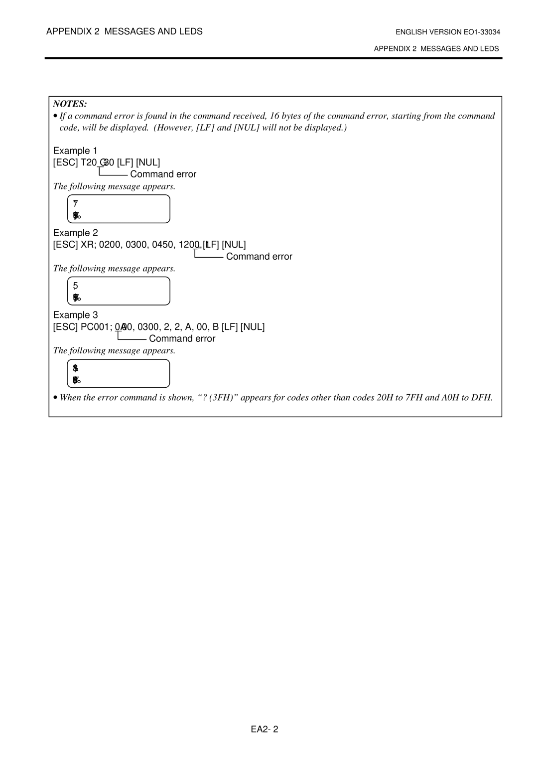 Toshiba B-SX4T-QP manual Following message appears 