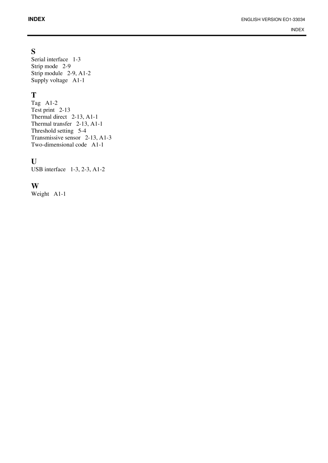 Toshiba B-SX4T-QP manual Index 