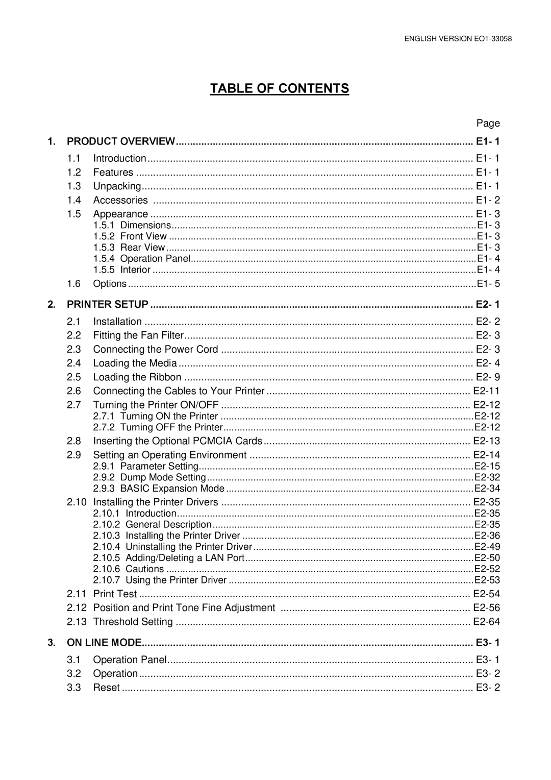 Toshiba B-SX4T owner manual Table of Contents 