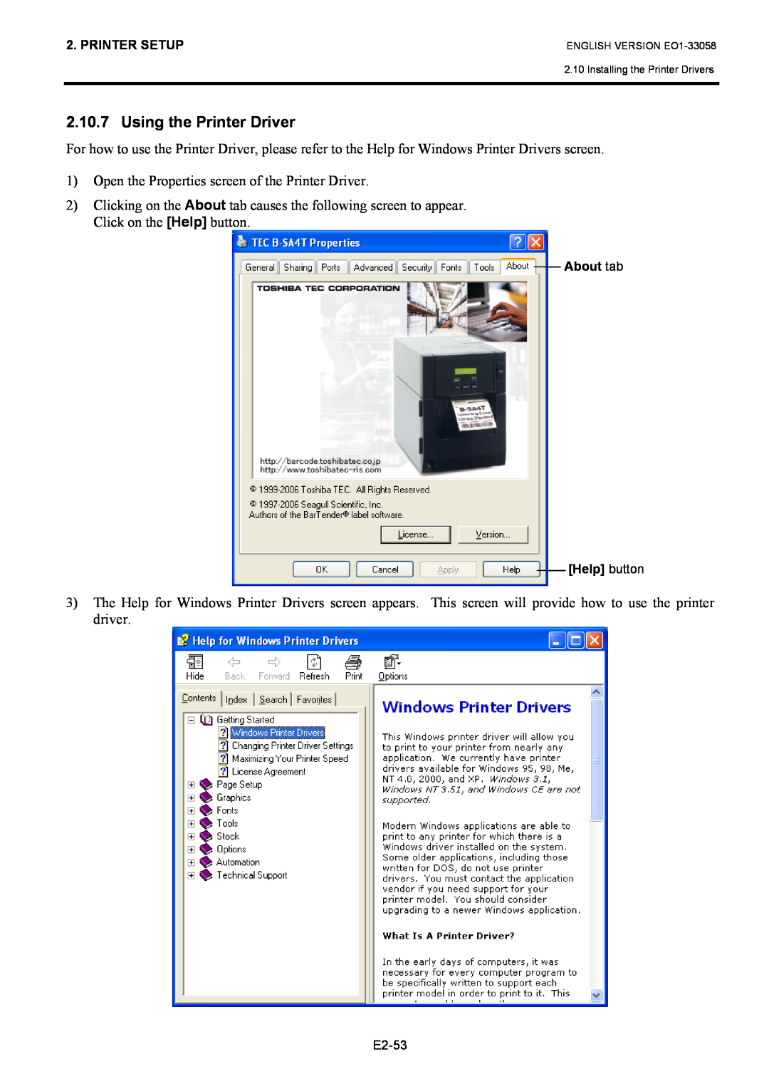 Toshiba B-SX4T owner manual Using the Printer Driver 